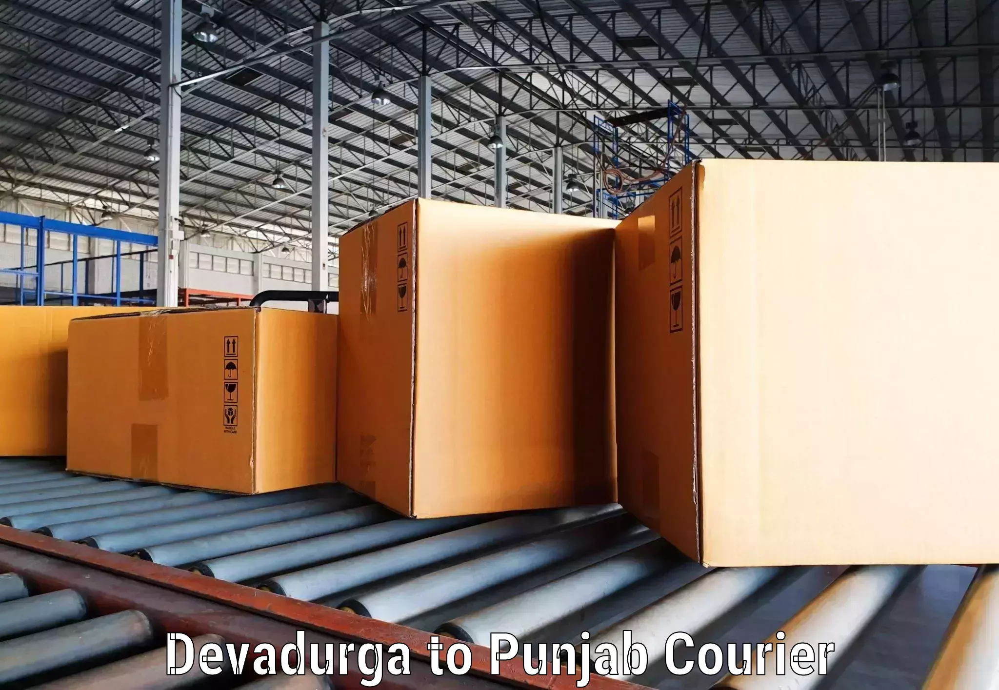 State-of-the-art courier technology Devadurga to Punjab
