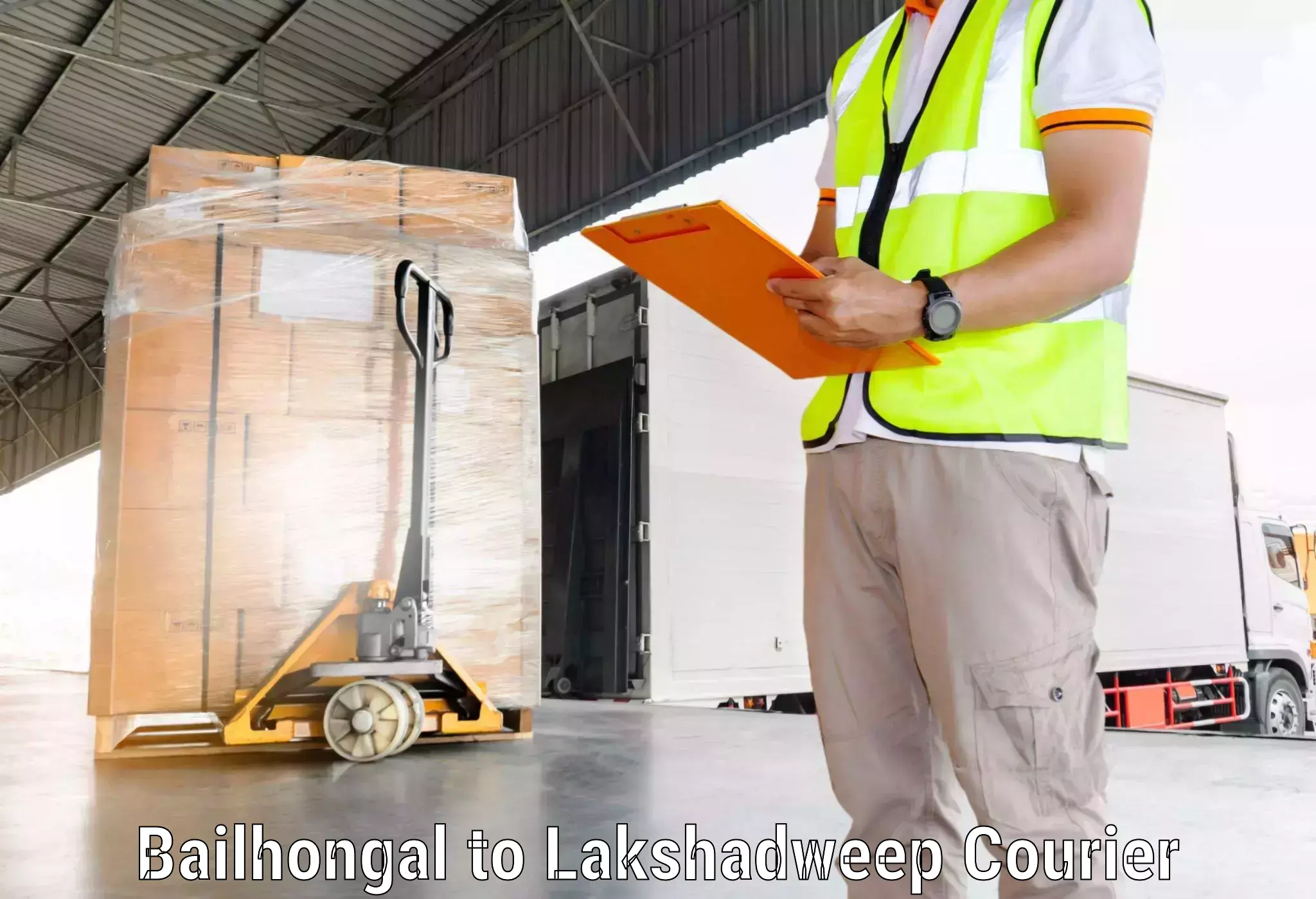 Global courier networks Bailhongal to Lakshadweep