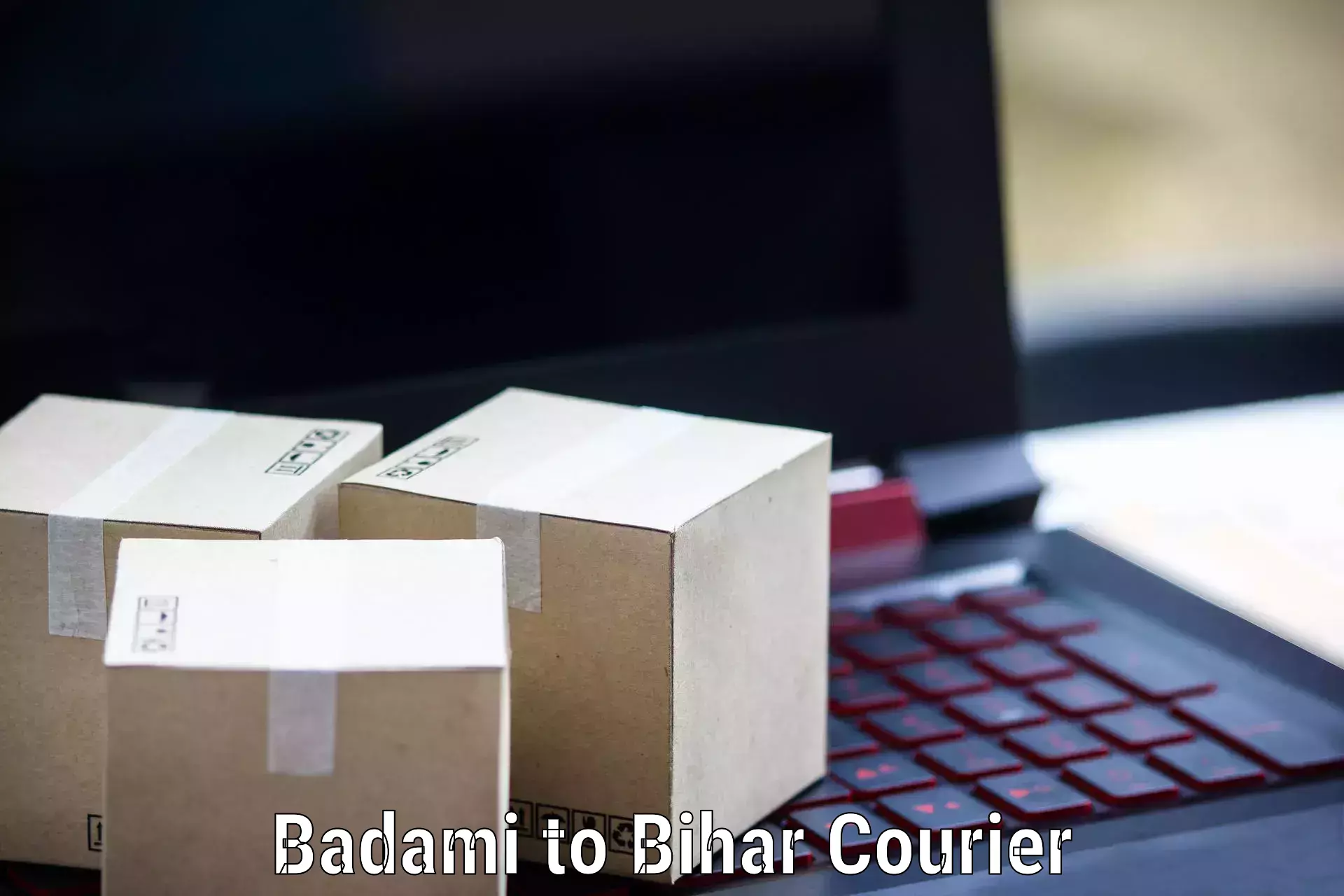 Custom courier rates Badami to East Champaran