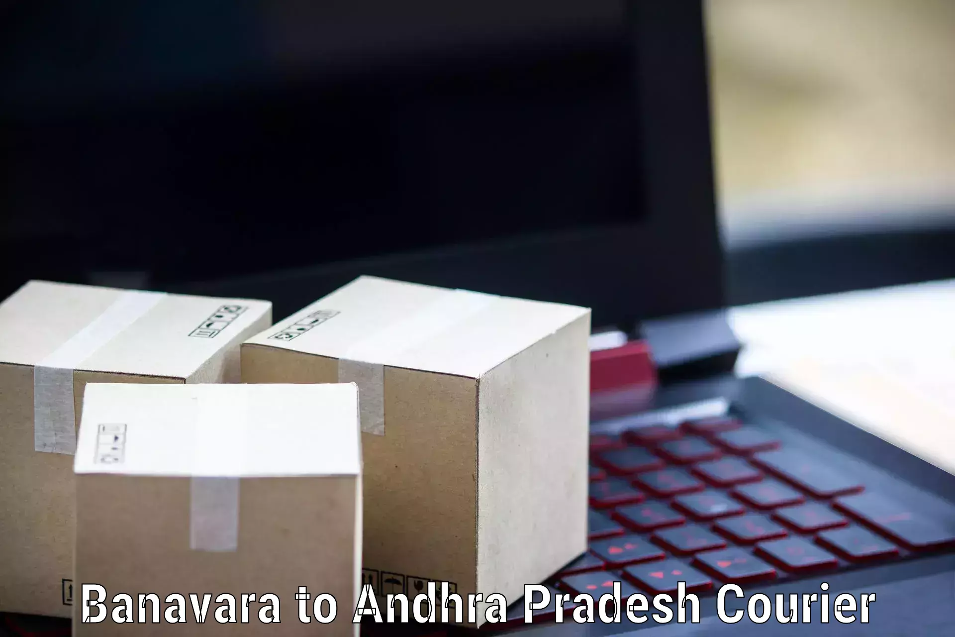Modern courier technology Banavara to Ongole