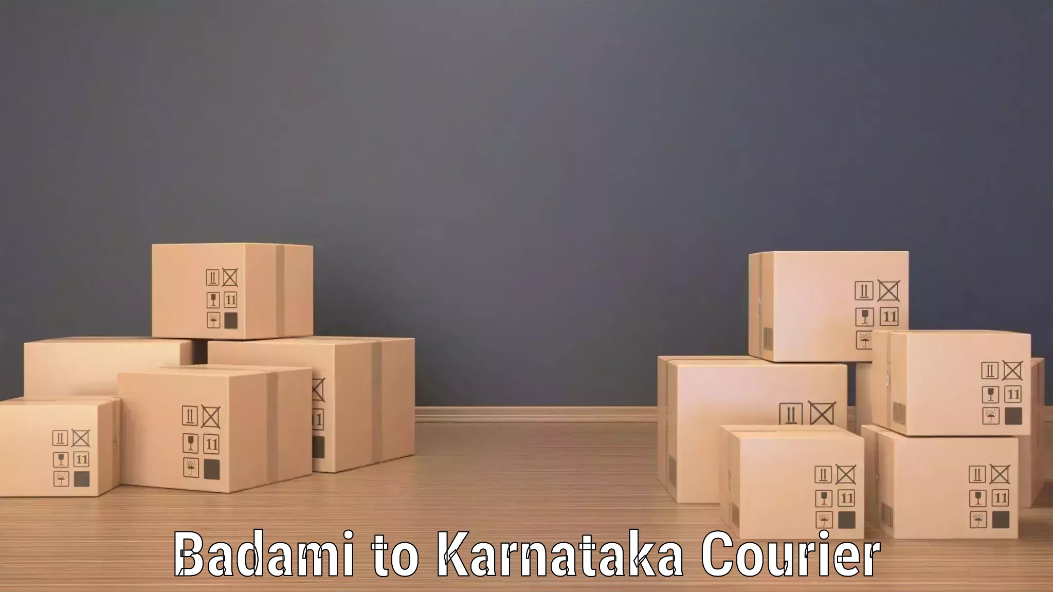 Doorstep parcel pickup Badami to Kushalnagar