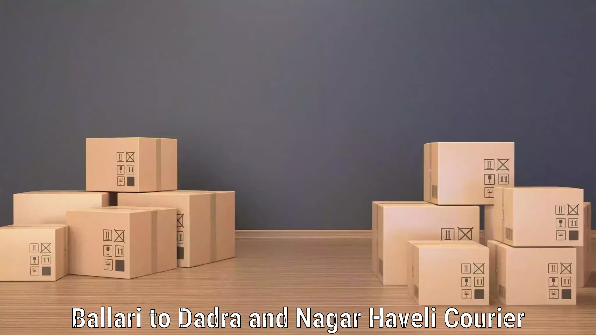 Full-service courier options in Ballari to Dadra and Nagar Haveli