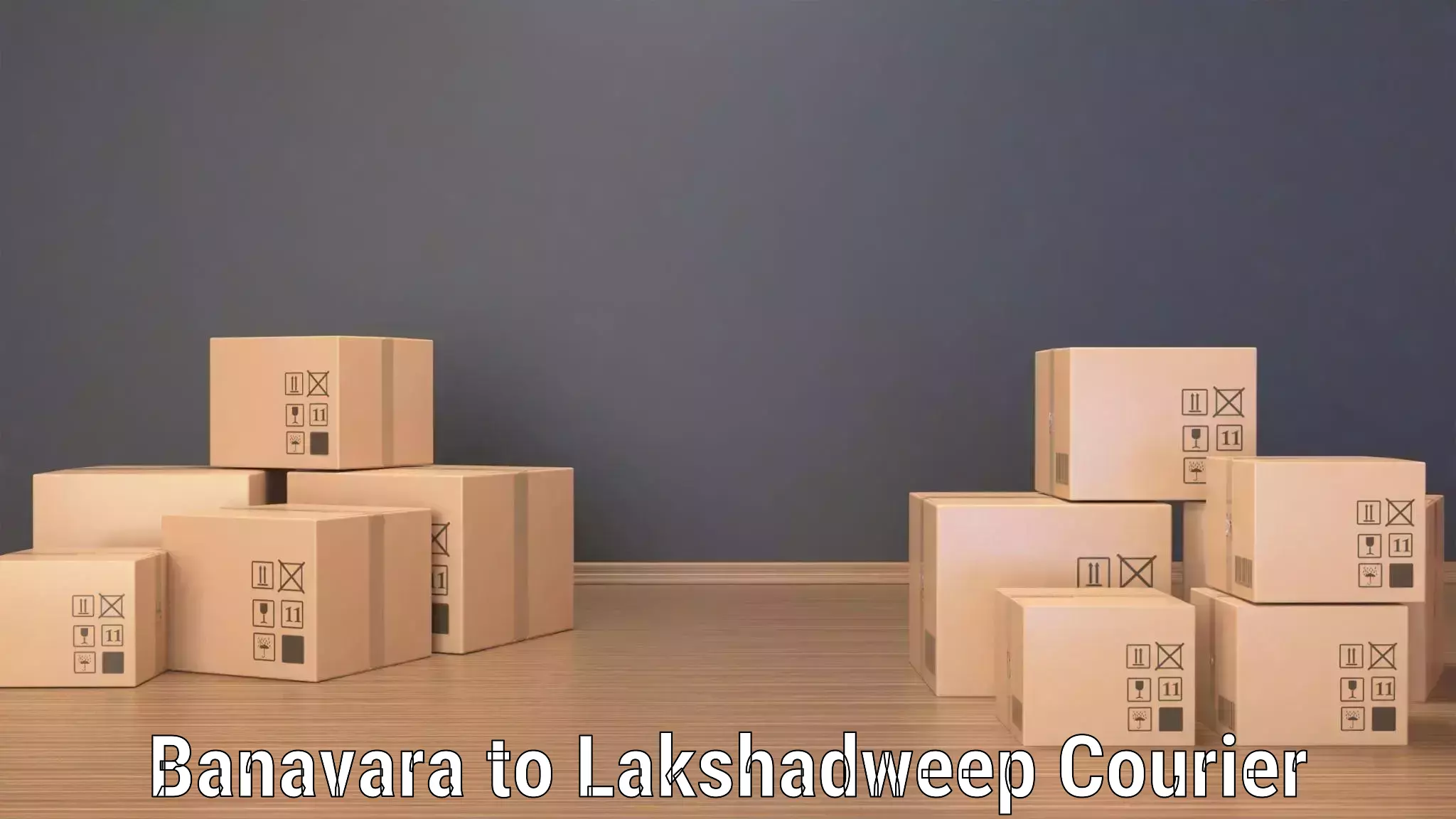 Customizable shipping options Banavara to Lakshadweep