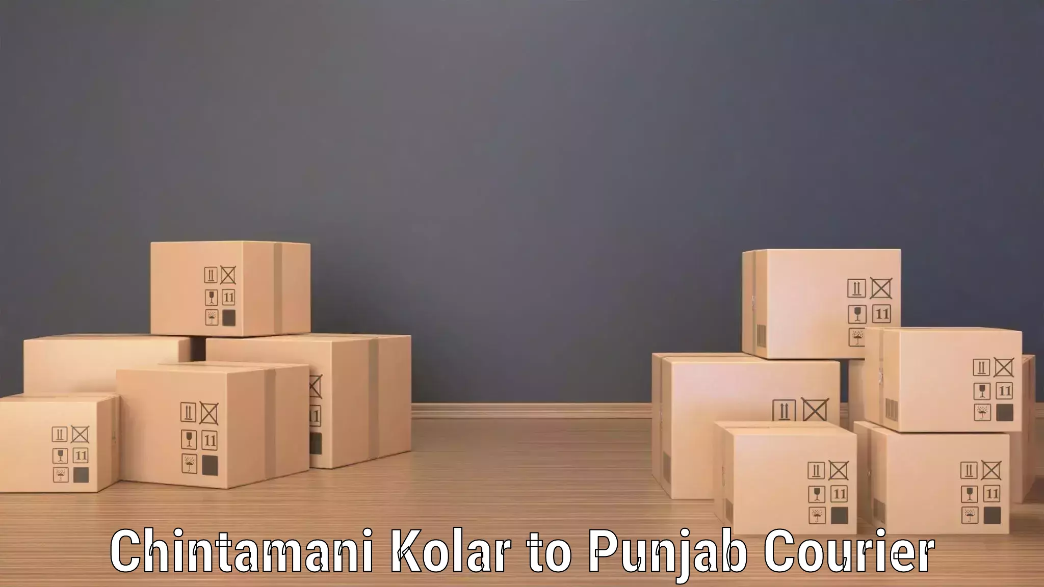 Large package courier Chintamani Kolar to Bhadaur