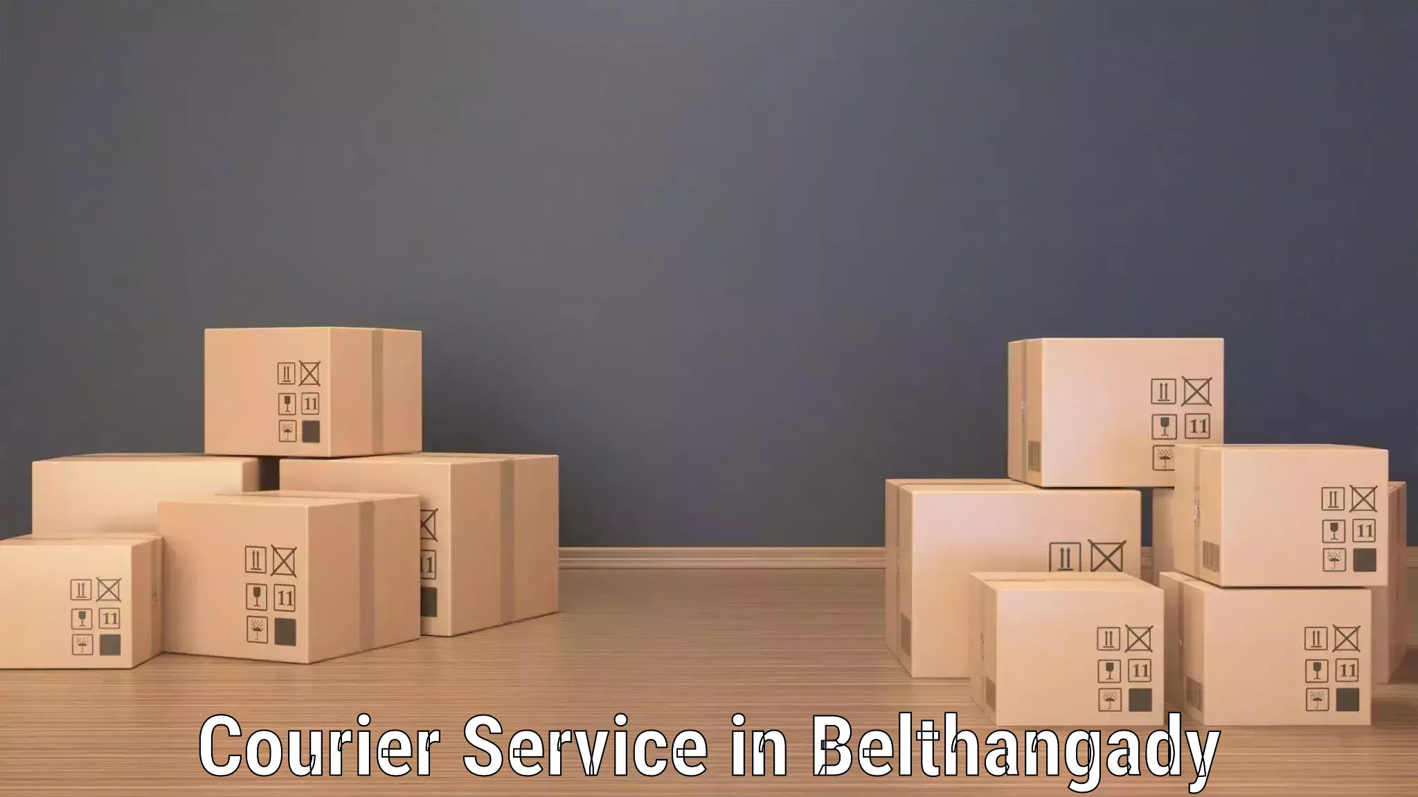 Courier service efficiency in Belthangady