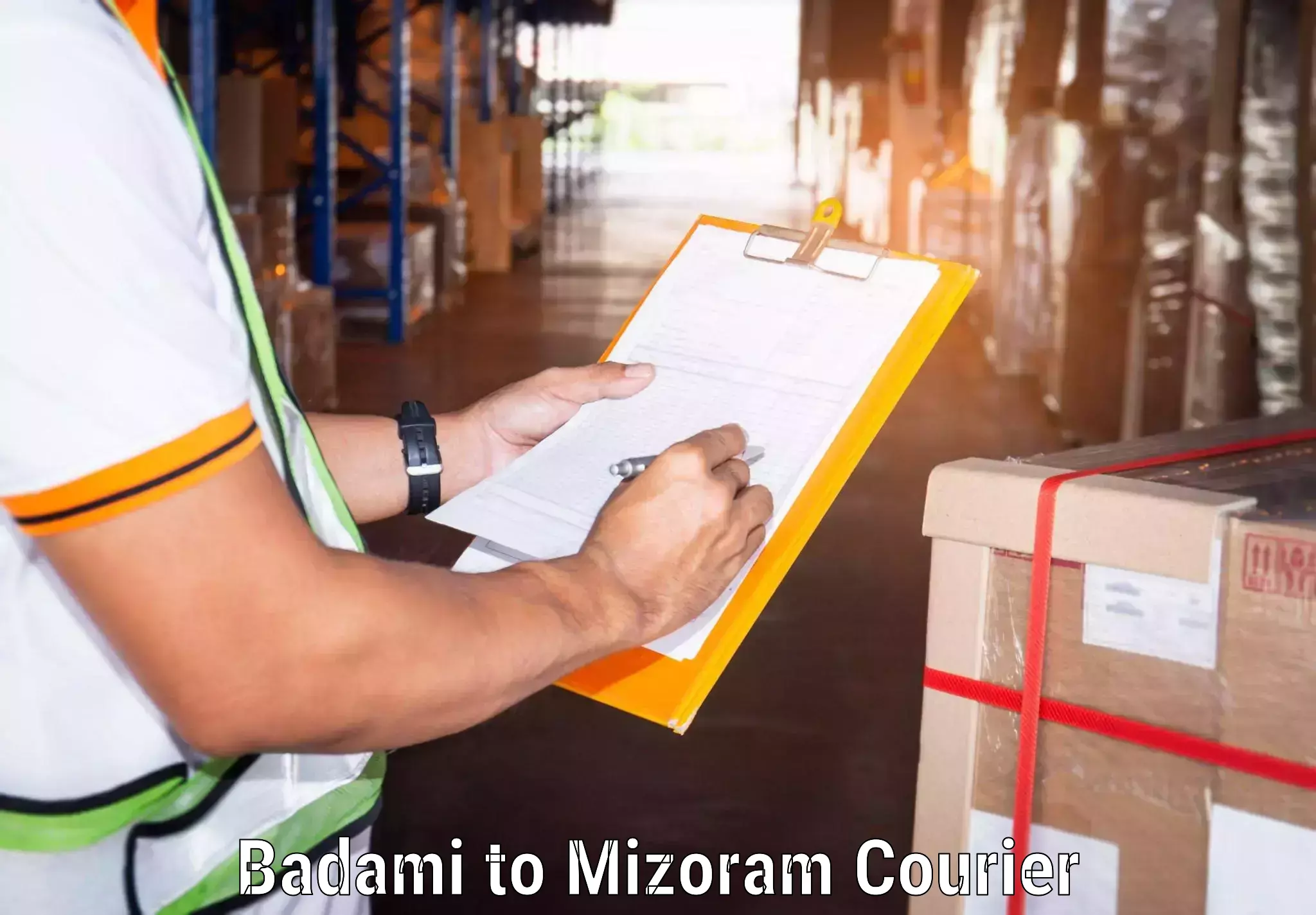 Fragile item shipping Badami to Mizoram University Aizawl