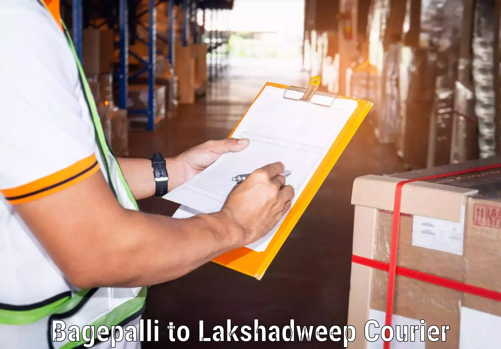 Small parcel delivery Bagepalli to Lakshadweep