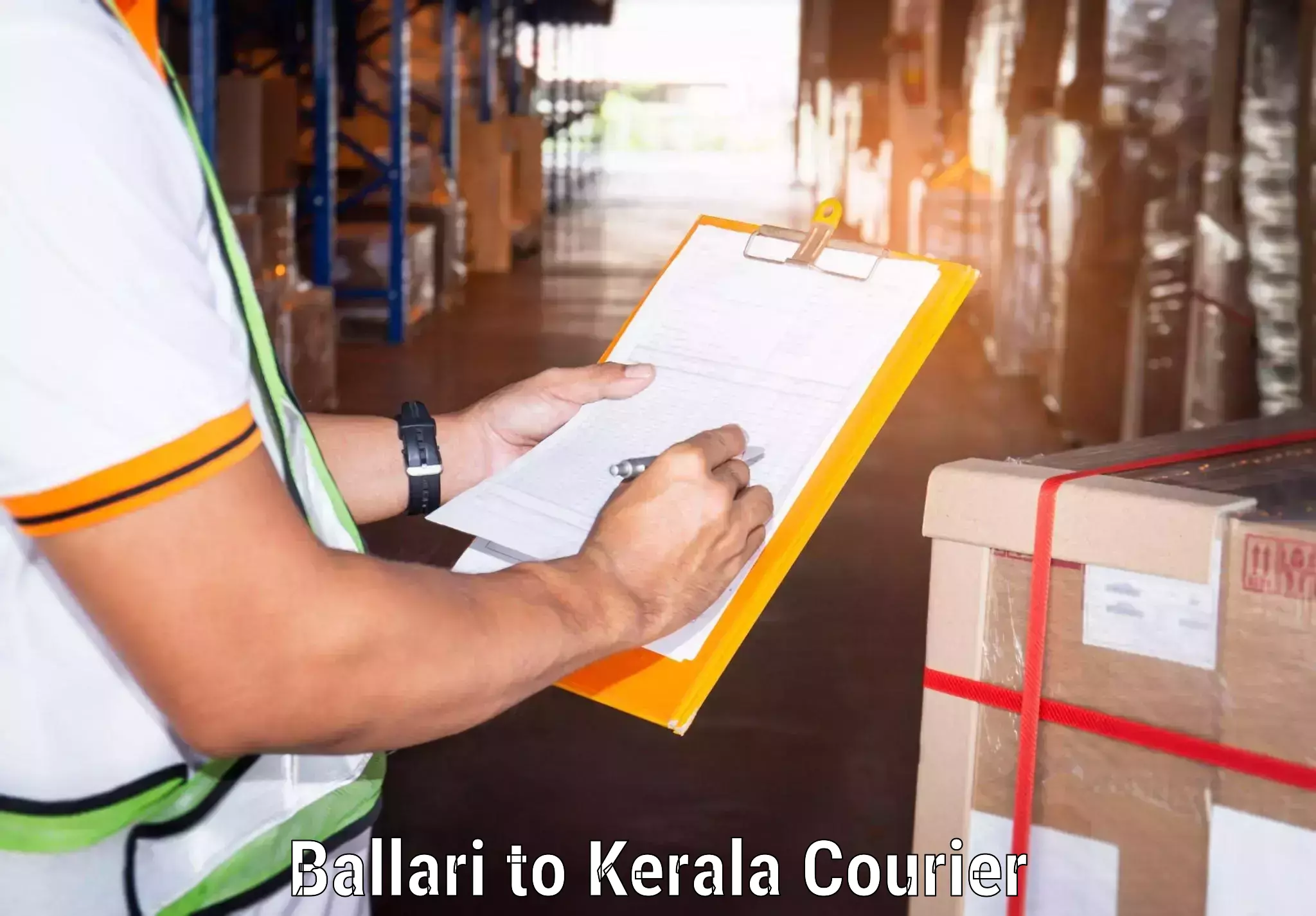 Sustainable courier practices Ballari to Kakkayam