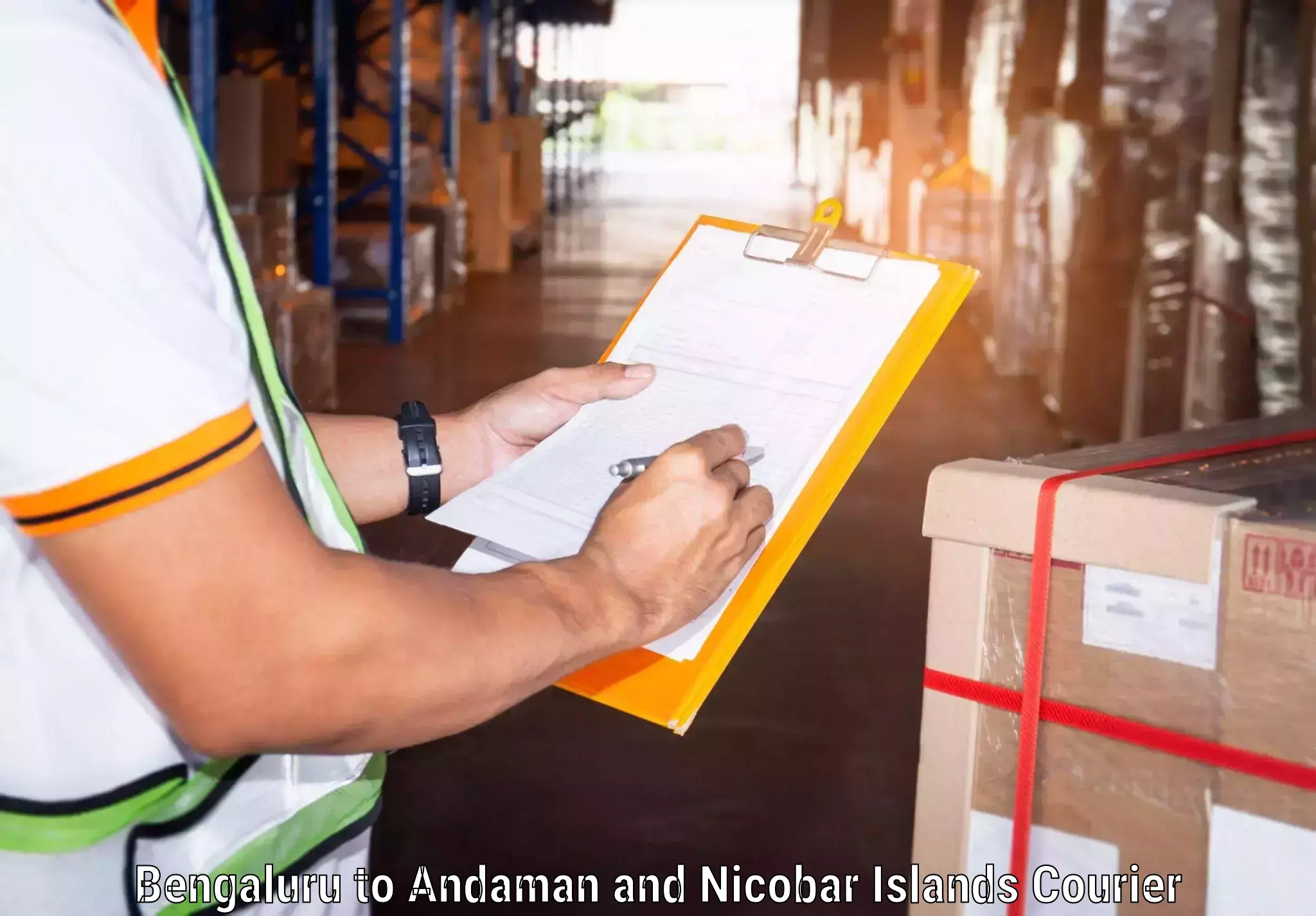 Smart parcel tracking Bengaluru to Andaman and Nicobar Islands