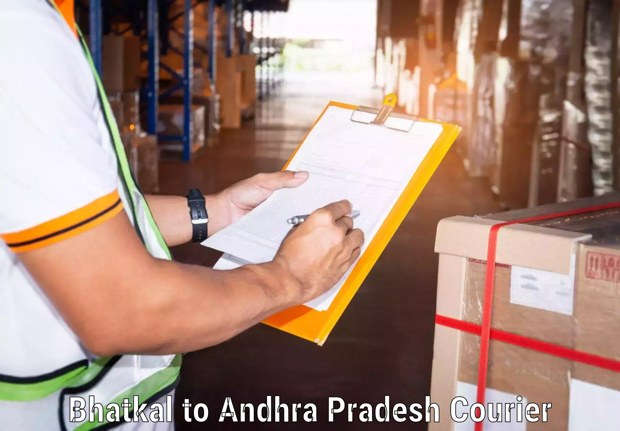 Multi-service courier options Bhatkal to Padmanabham Visakhapatnam