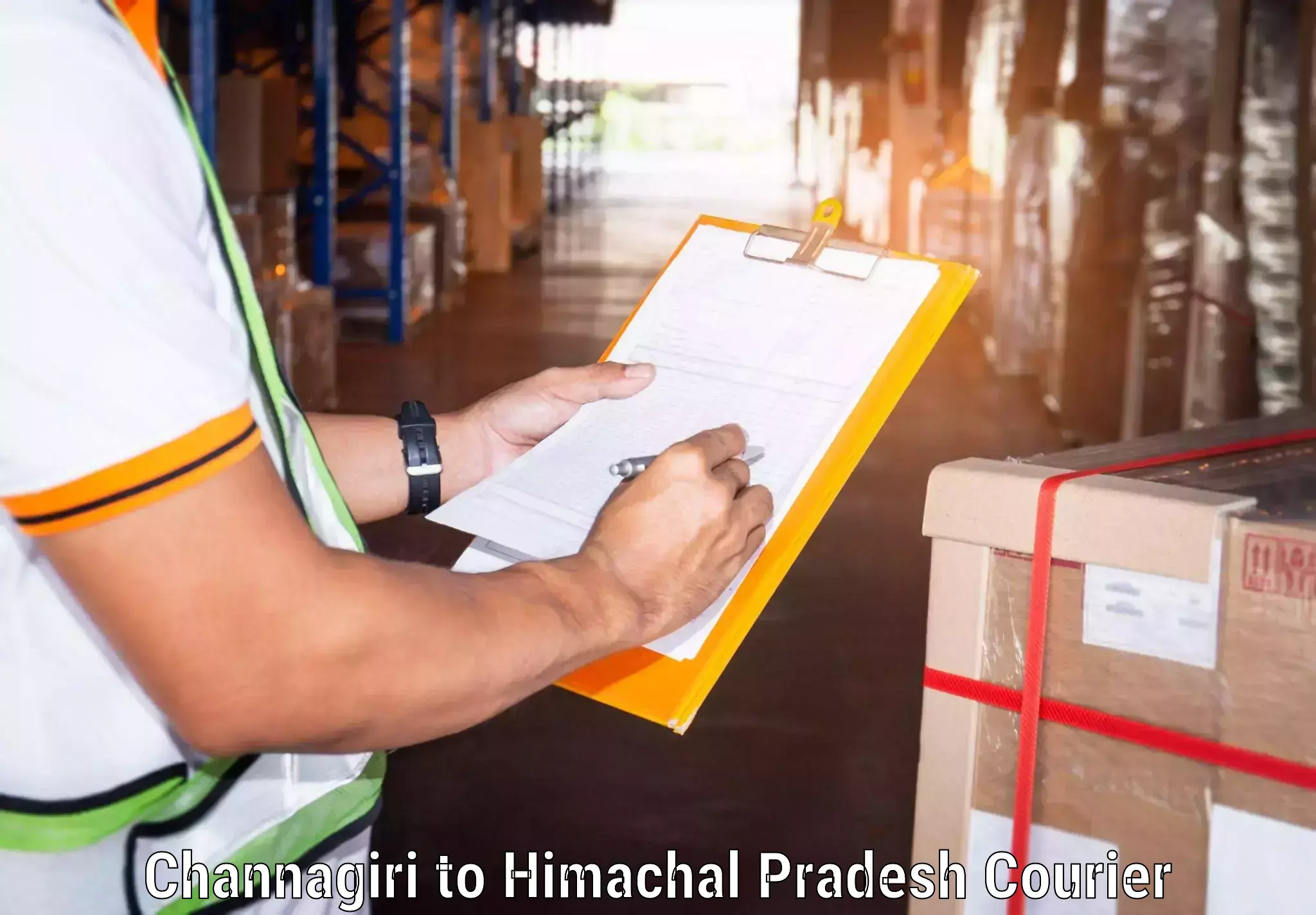 Optimized courier strategies Channagiri to Baijnath
