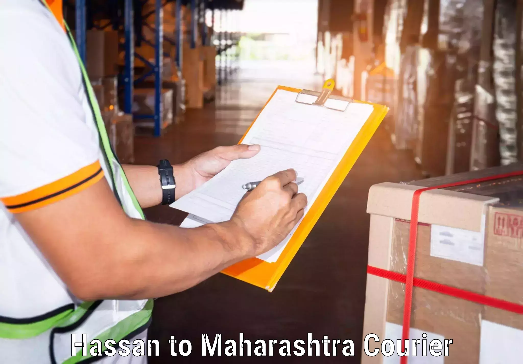 Subscription-based courier Hassan to Pandharpur