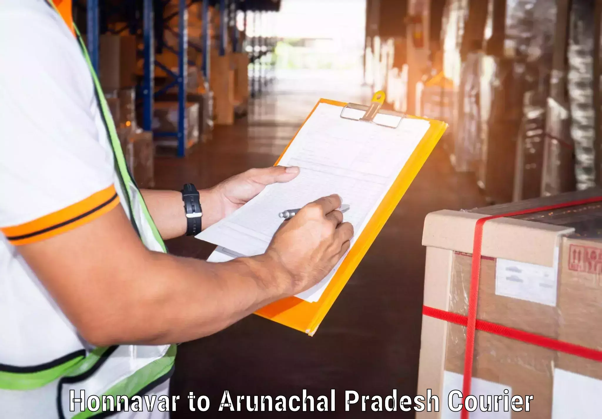 Advanced courier platforms Honnavar to Aalo