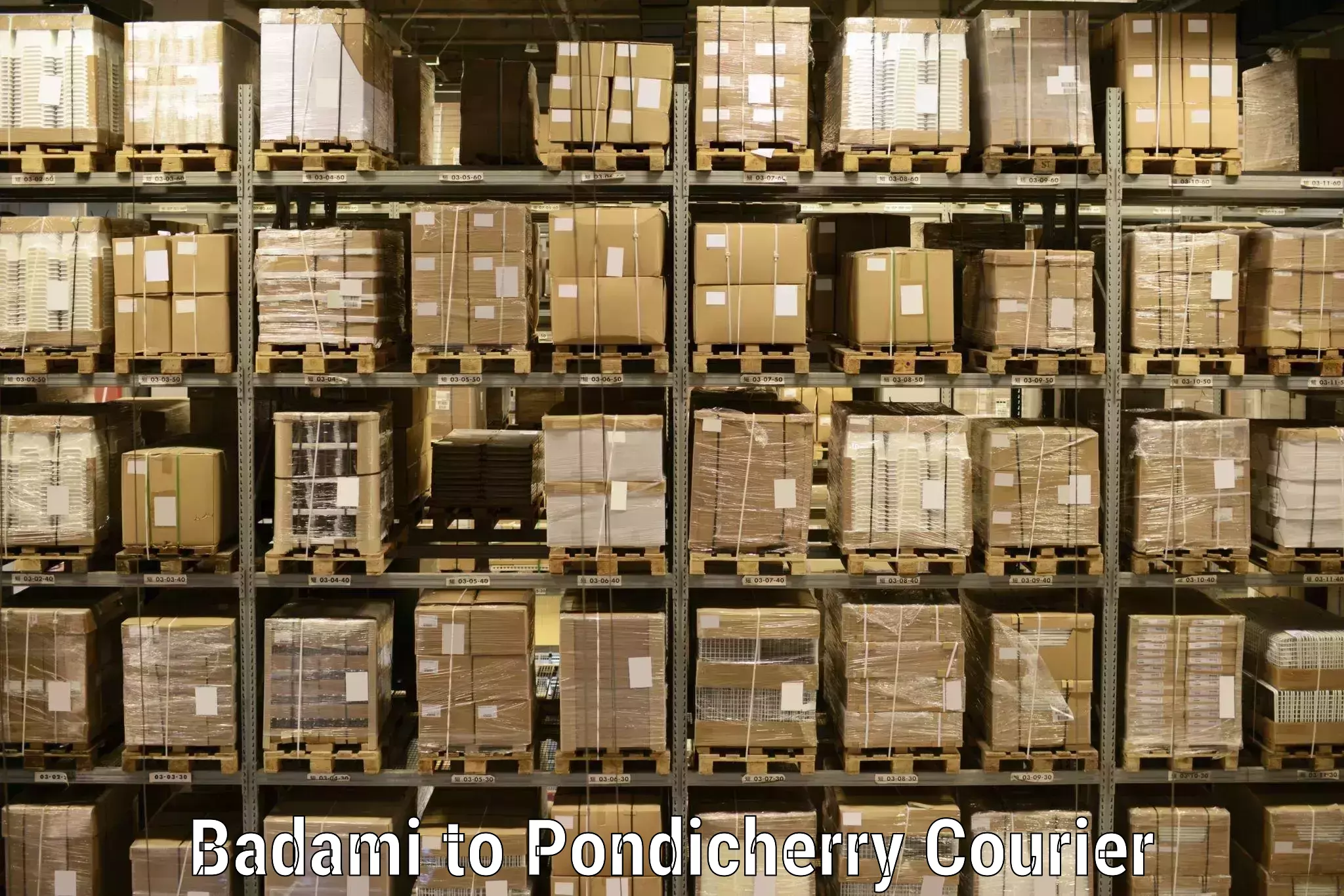 Online shipping calculator Badami to Pondicherry University