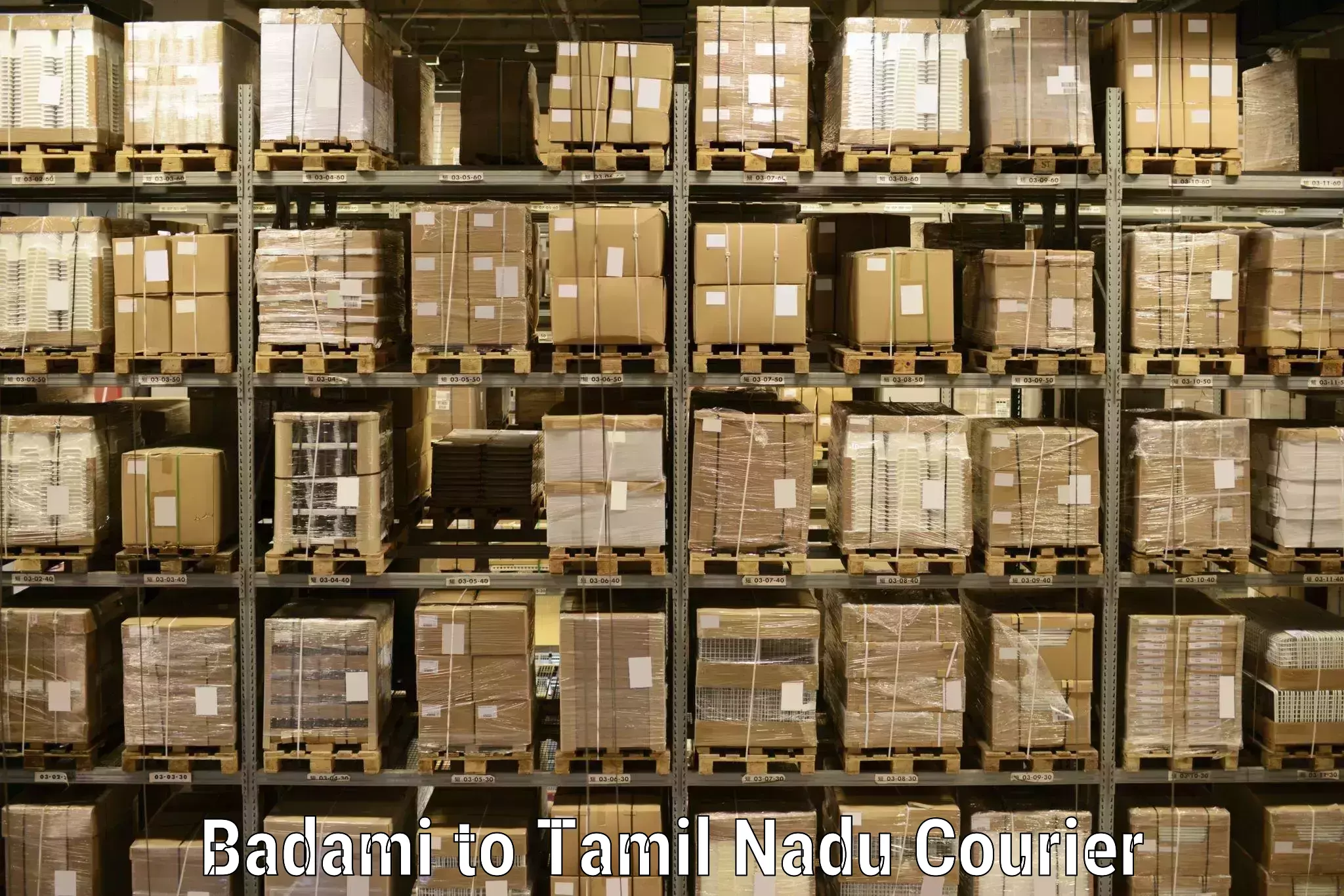 Optimized delivery routes Badami to Kagithapuram