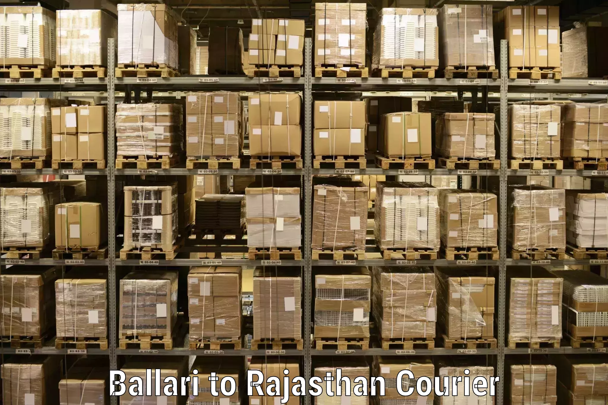 Multi-carrier shipping Ballari to Rajgarh Rajasthan