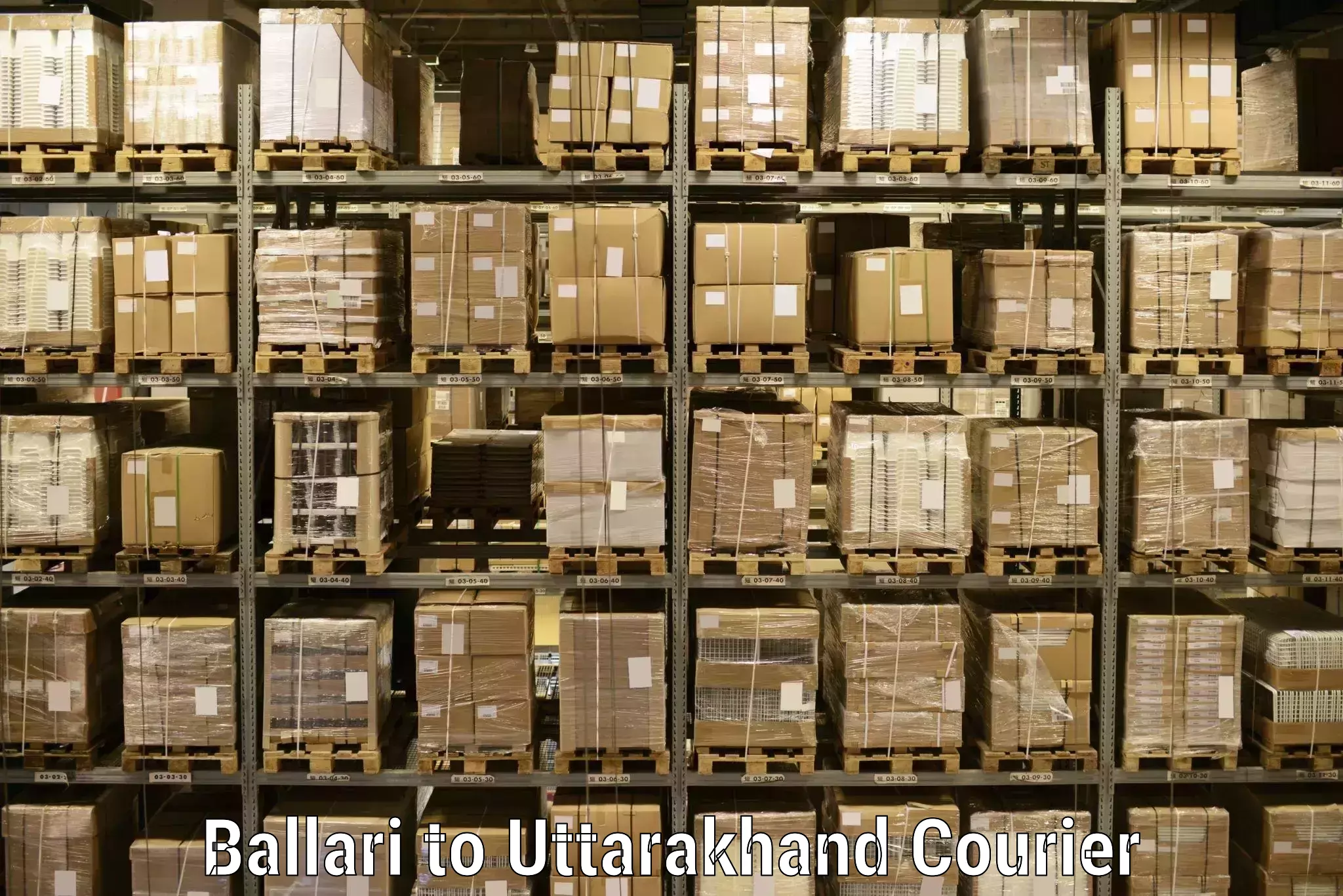 Customer-centric shipping in Ballari to Nainital