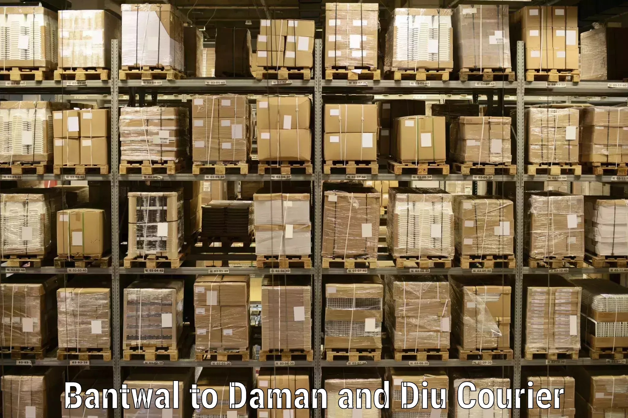 Subscription-based courier Bantwal to Daman and Diu