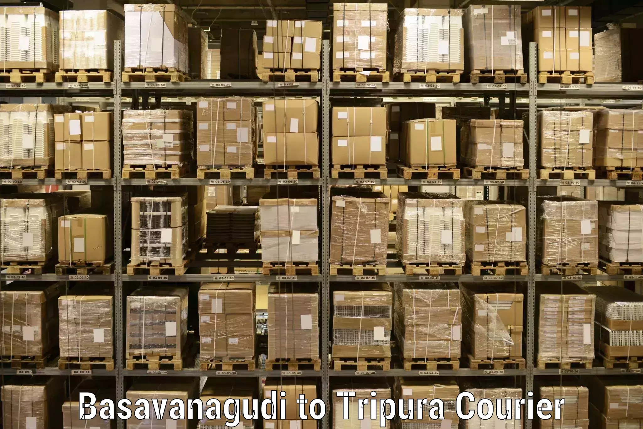 Courier rate comparison Basavanagudi to Udaipur Tripura