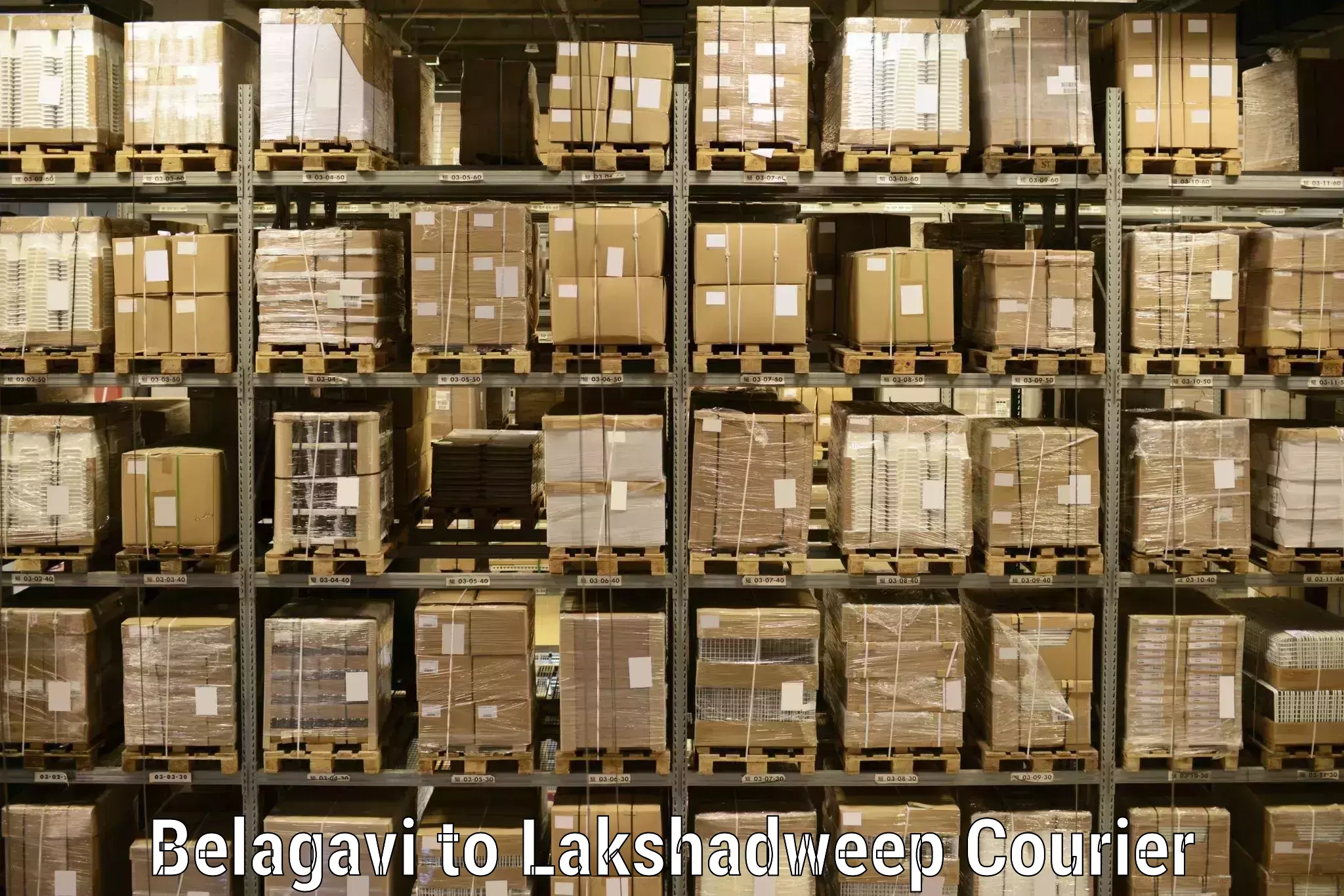 Easy access courier services Belagavi to Lakshadweep