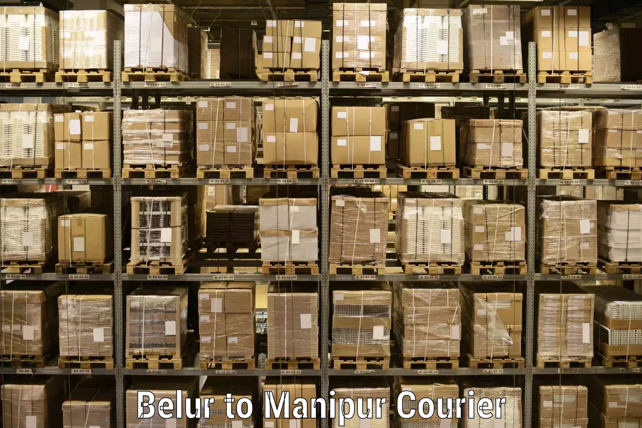Quick courier services Belur to Churachandpur