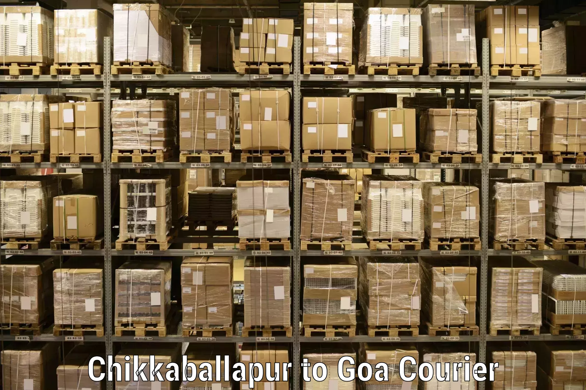 Multi-service courier options Chikkaballapur to Panjim