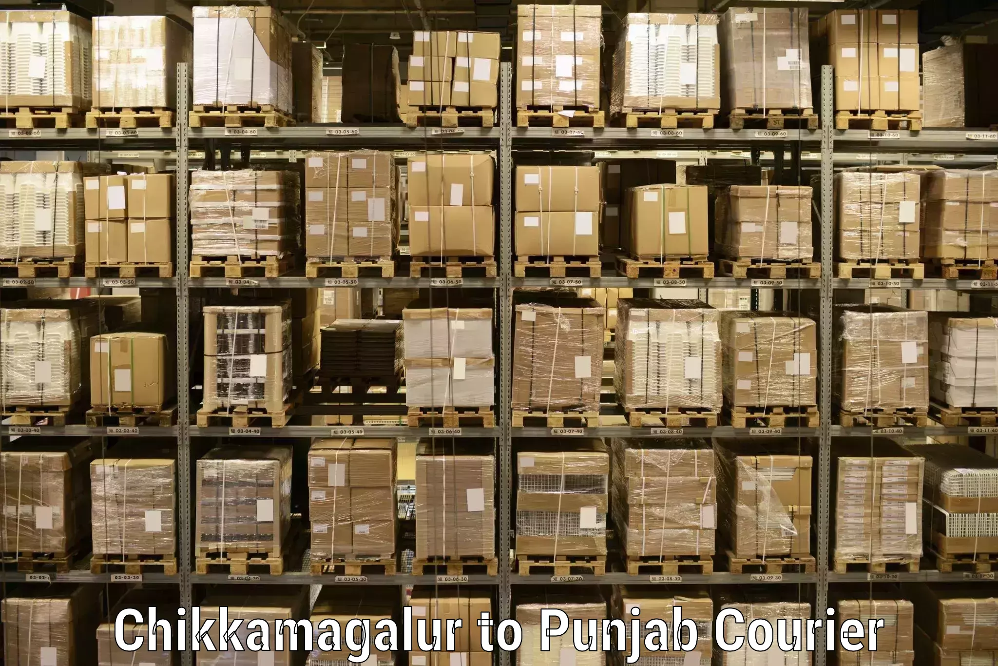 Express courier facilities Chikkamagalur to Patiala