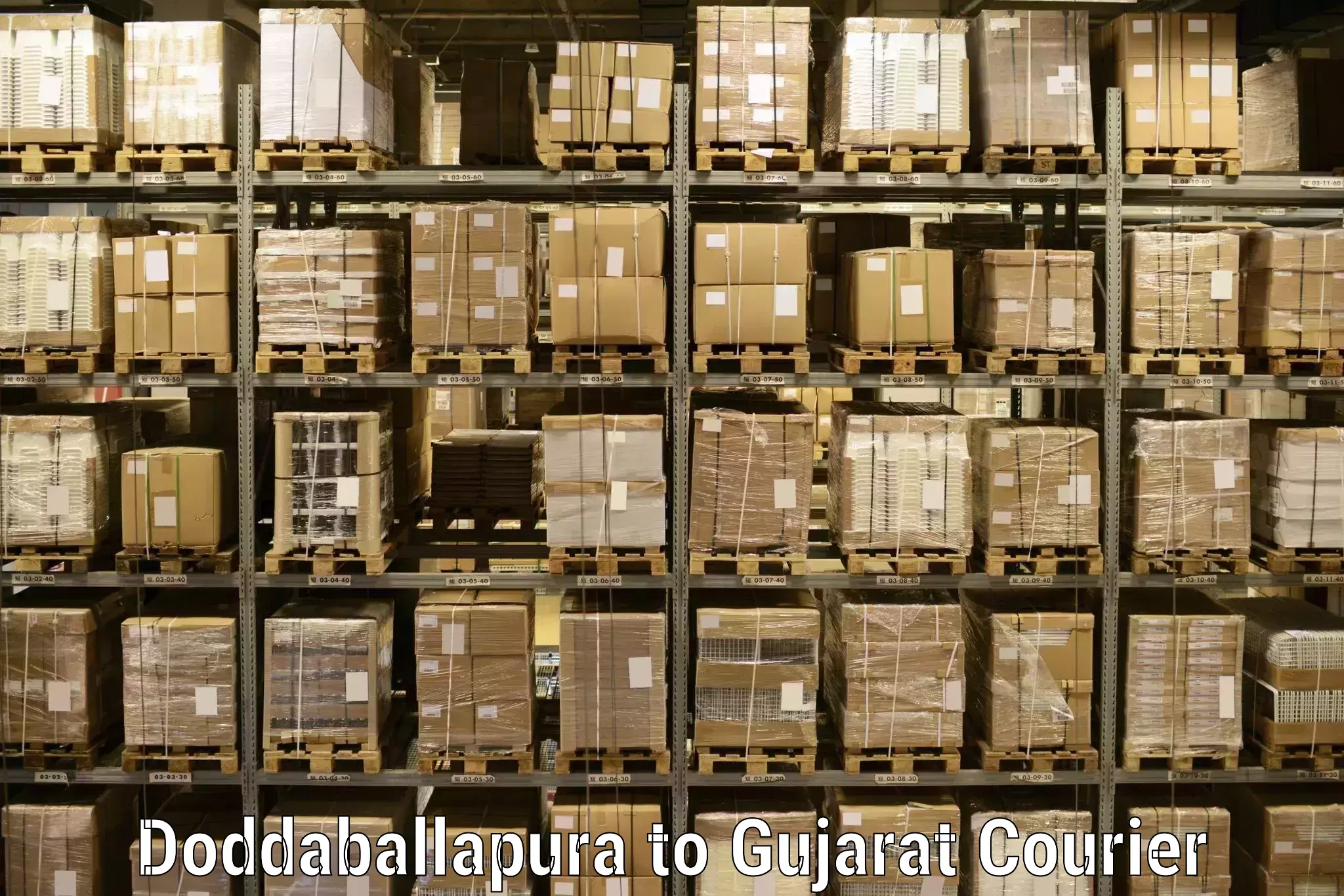 Business courier solutions Doddaballapura to Khedbrahma
