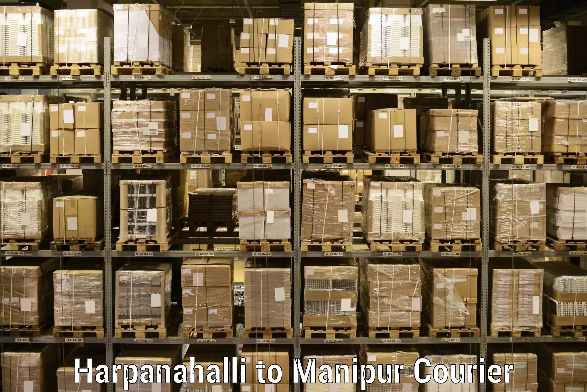 Multi-national courier services Harpanahalli to Chandel