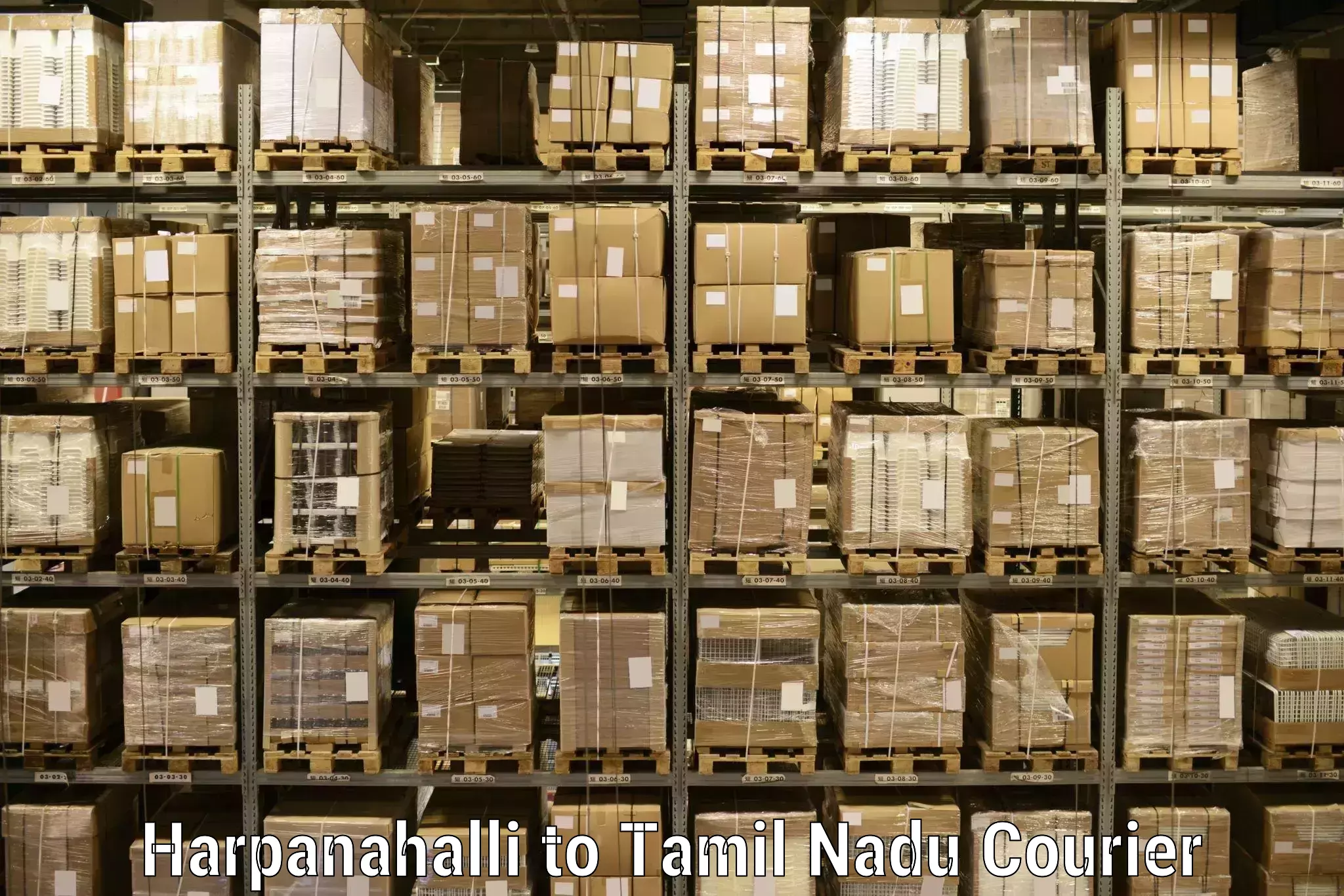 Comprehensive logistics solutions Harpanahalli to Valparai