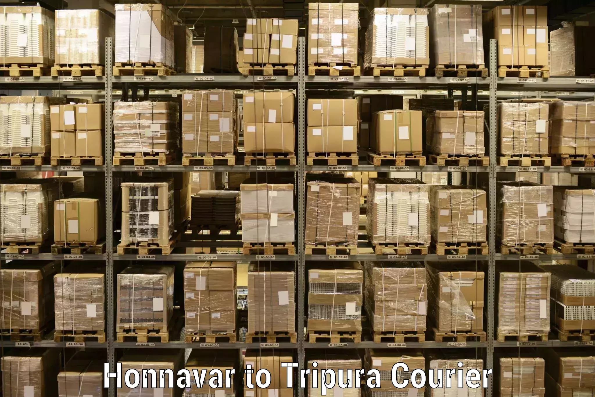Doorstep delivery service Honnavar to Udaipur Tripura
