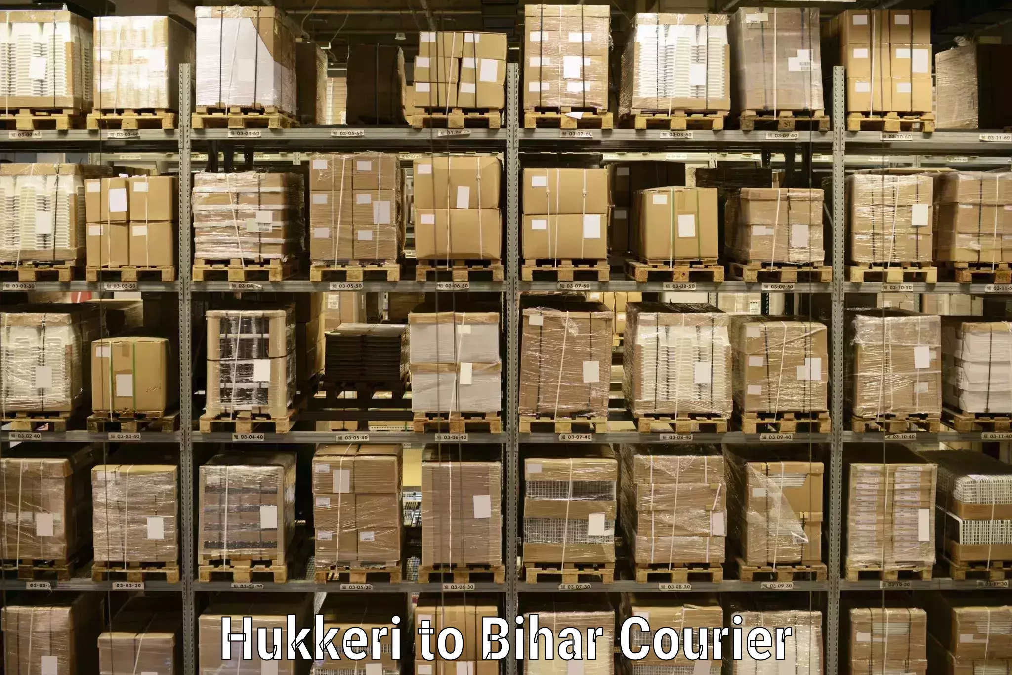 Courier services Hukkeri to Buxar