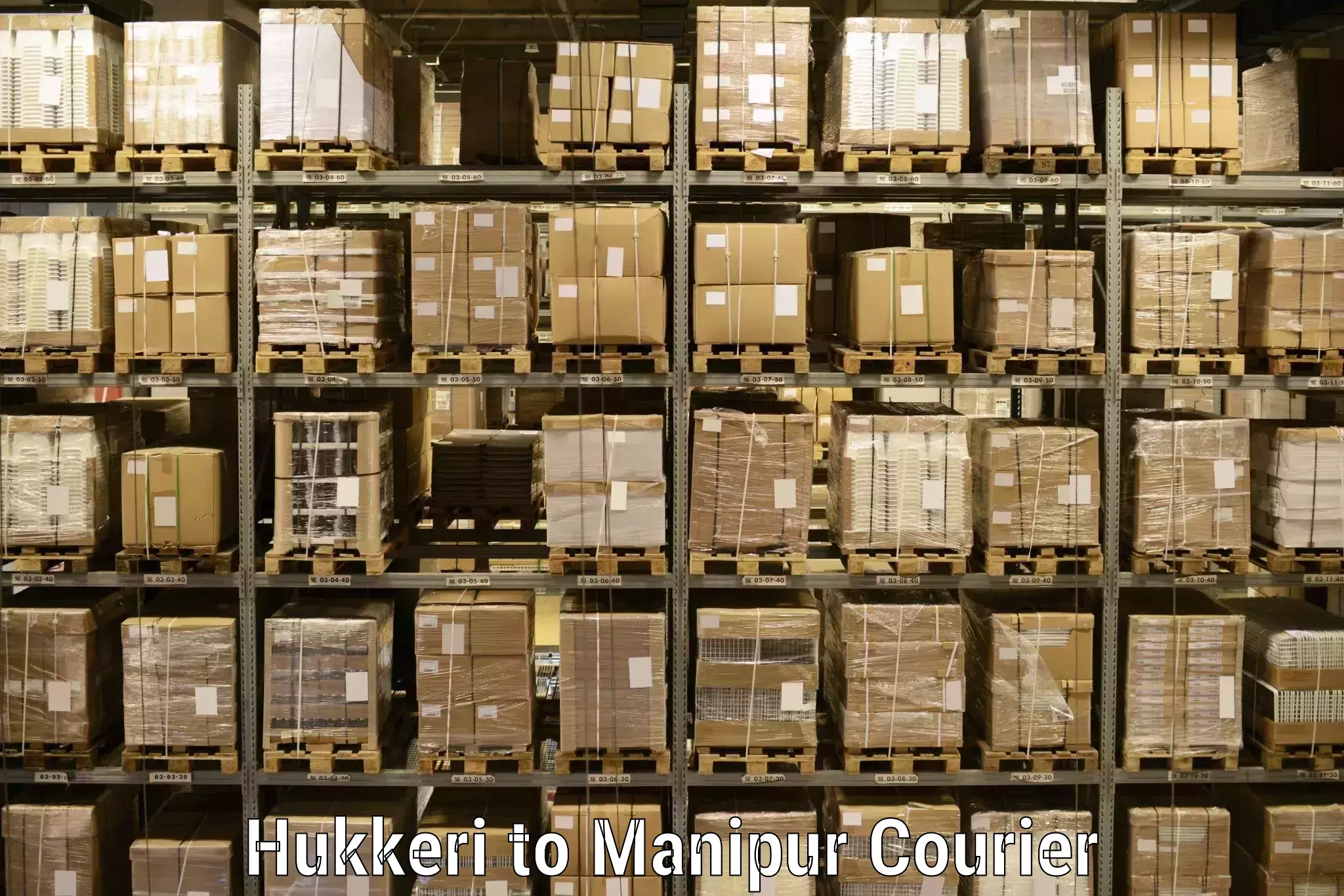 Round-the-clock parcel delivery Hukkeri to Manipur