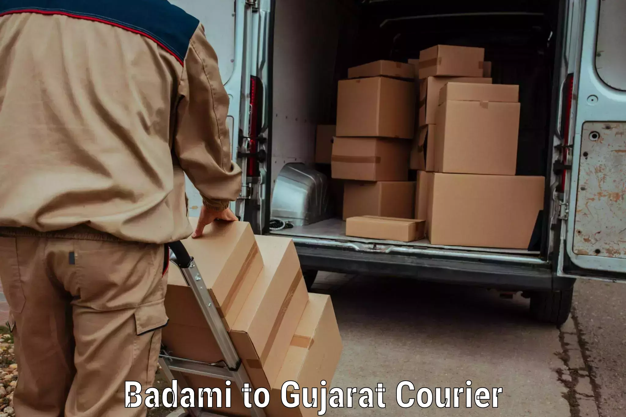 Easy access courier services Badami to Kadodara