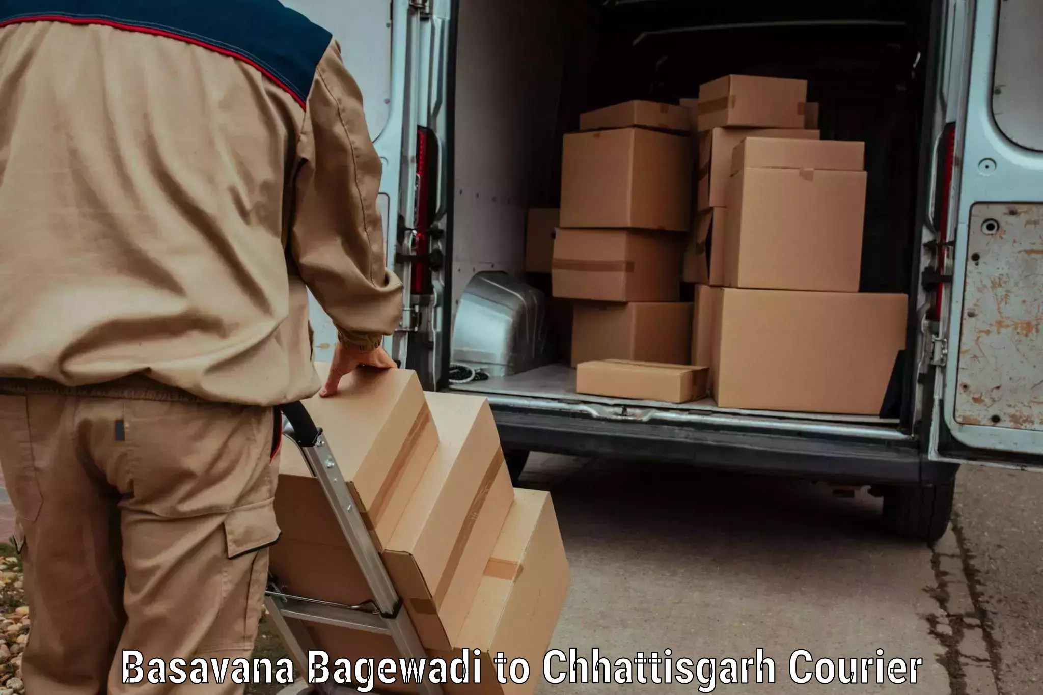 Long distance courier Basavana Bagewadi to Raigarh