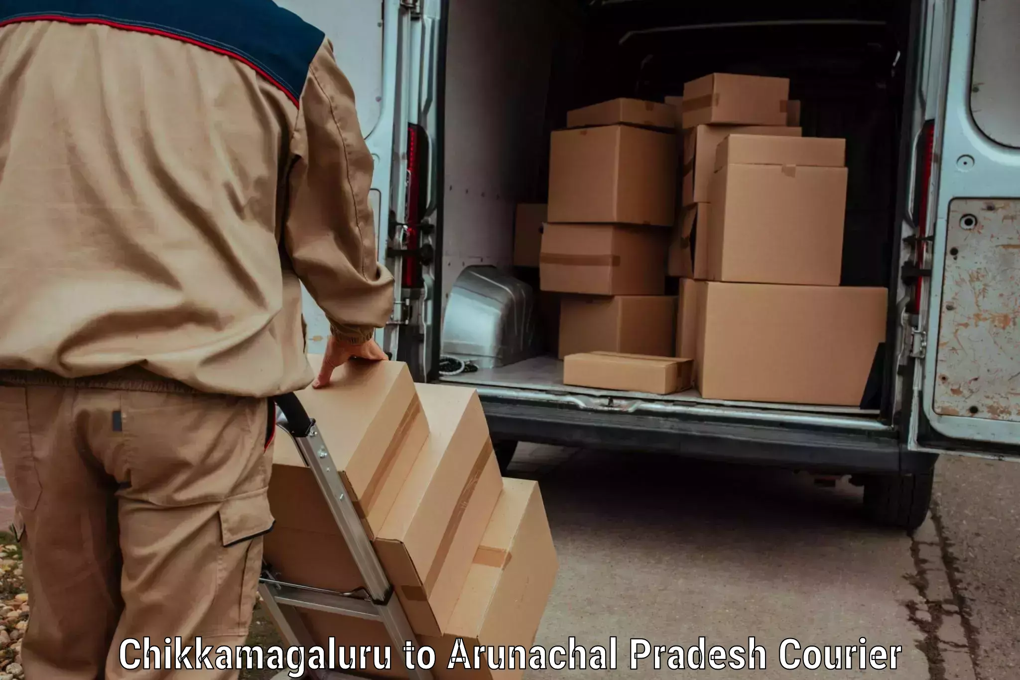 User-friendly delivery service Chikkamagaluru to Arunachal Pradesh