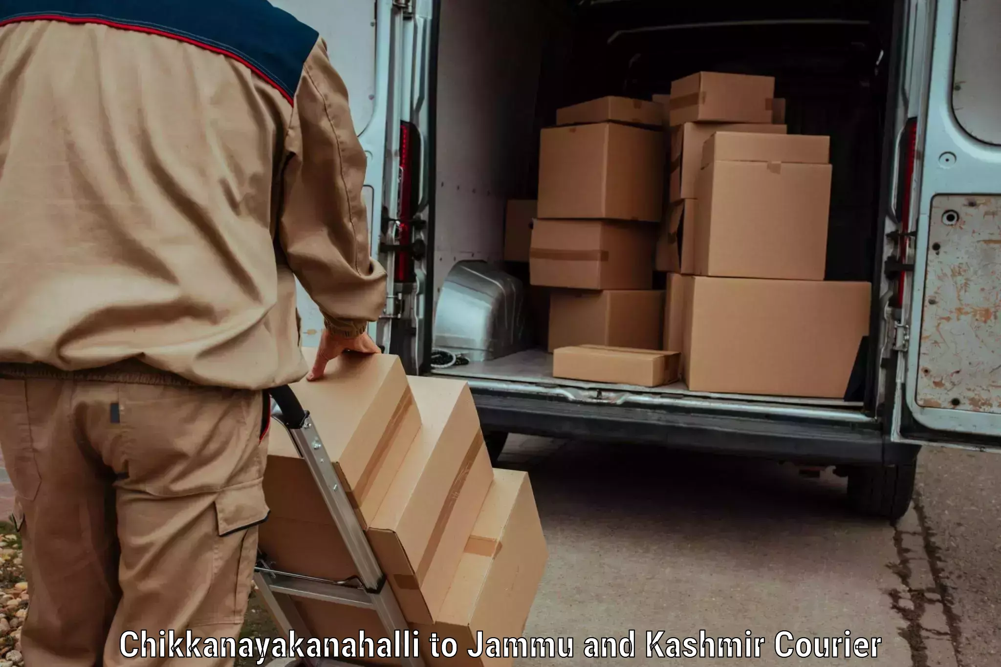 Parcel handling and care in Chikkanayakanahalli to Ramnagar Udhampur