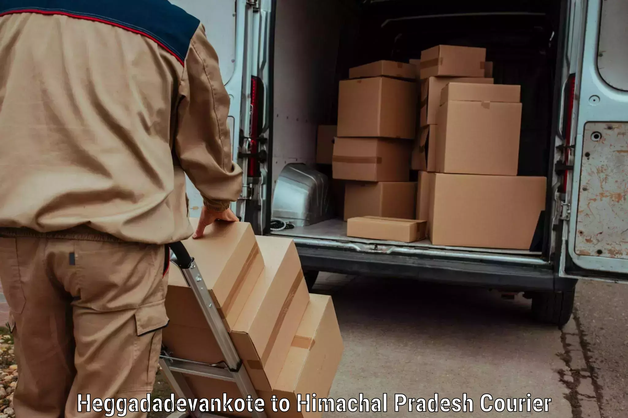 On-call courier service Heggadadevankote to Amb Una