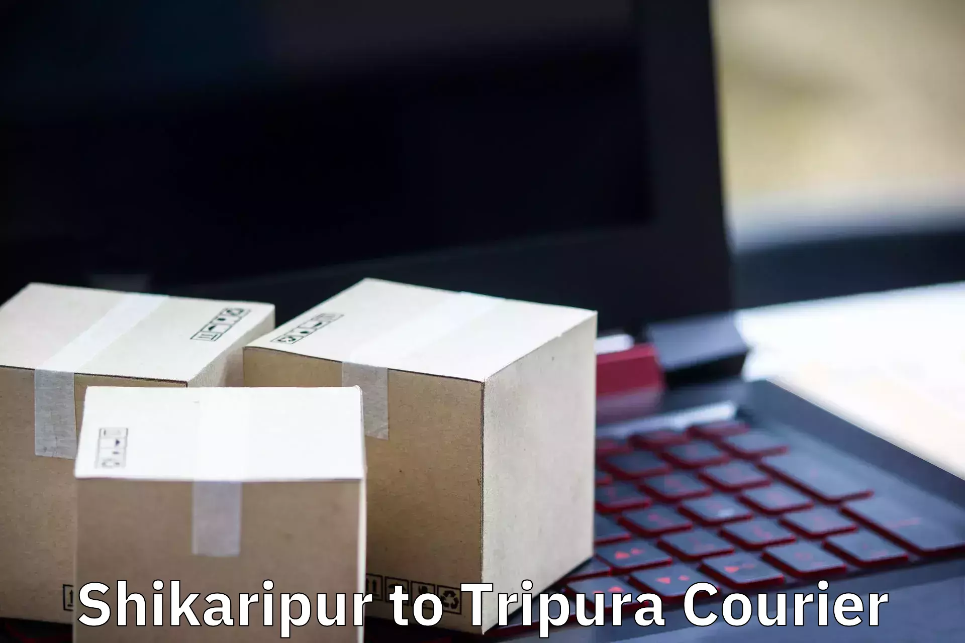 Tailored furniture transport Shikaripur to Udaipur Tripura