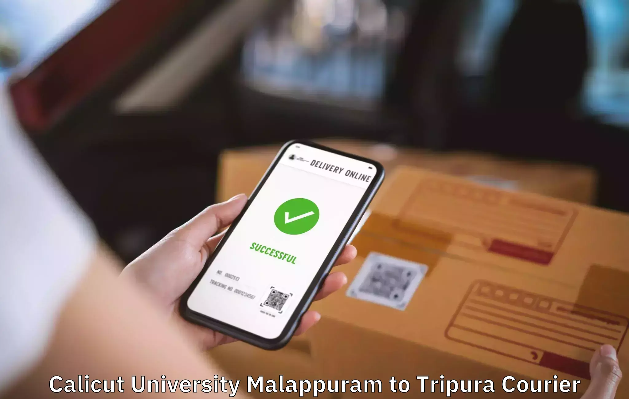 Effective moving solutions Calicut University Malappuram to Udaipur Tripura
