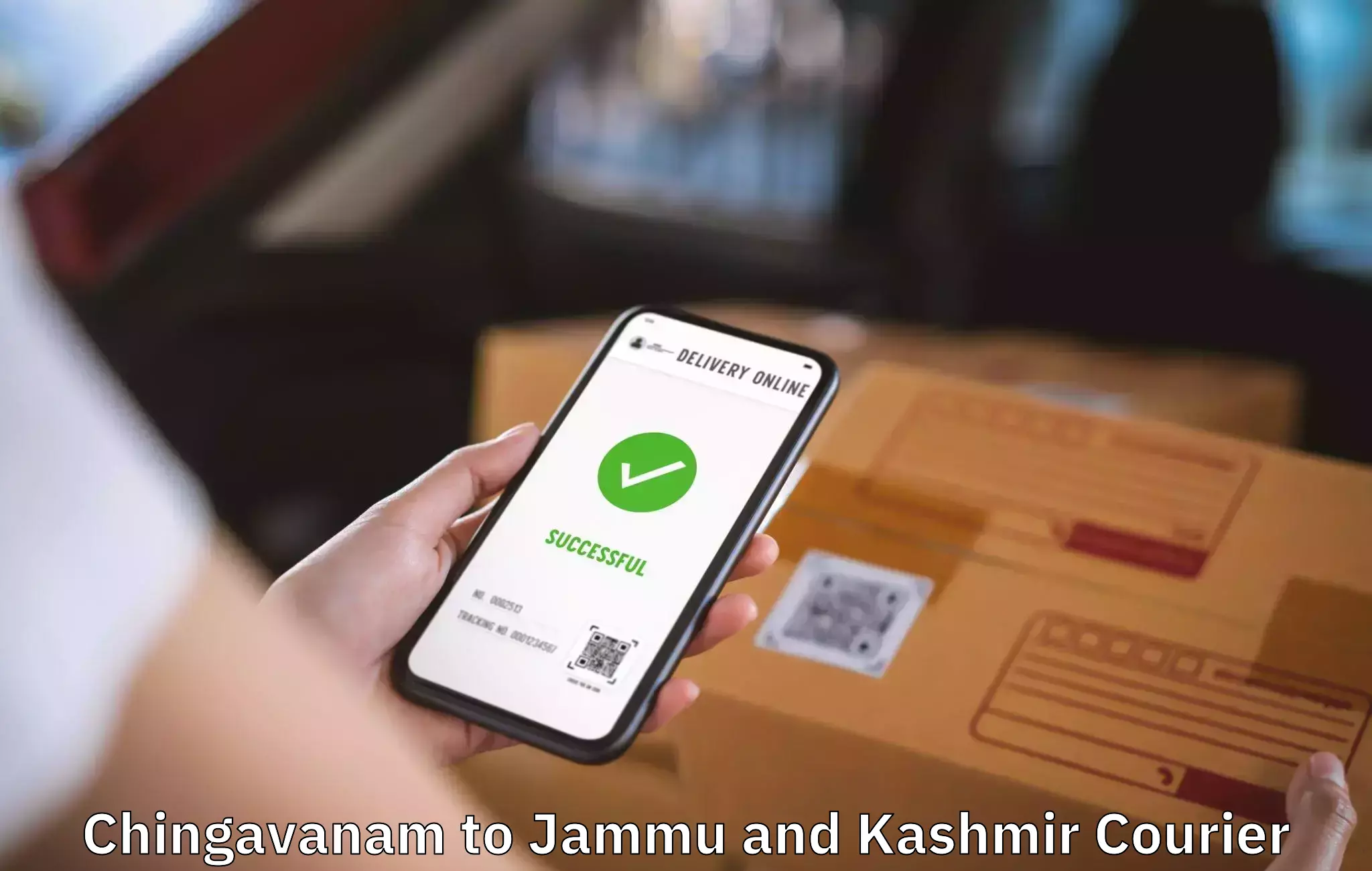 Long-distance moving services Chingavanam to Jammu and Kashmir
