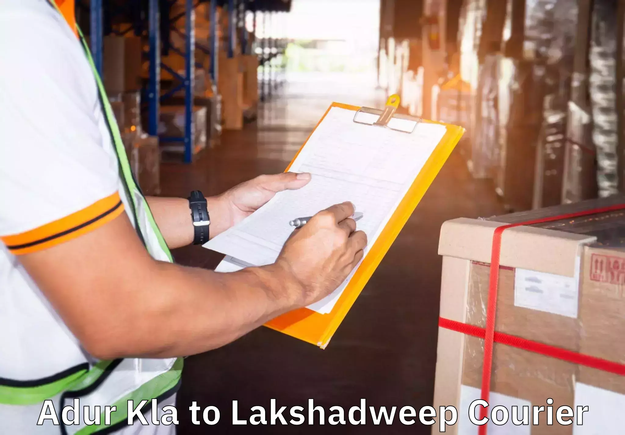 Reliable household moving Adur Kla to Lakshadweep