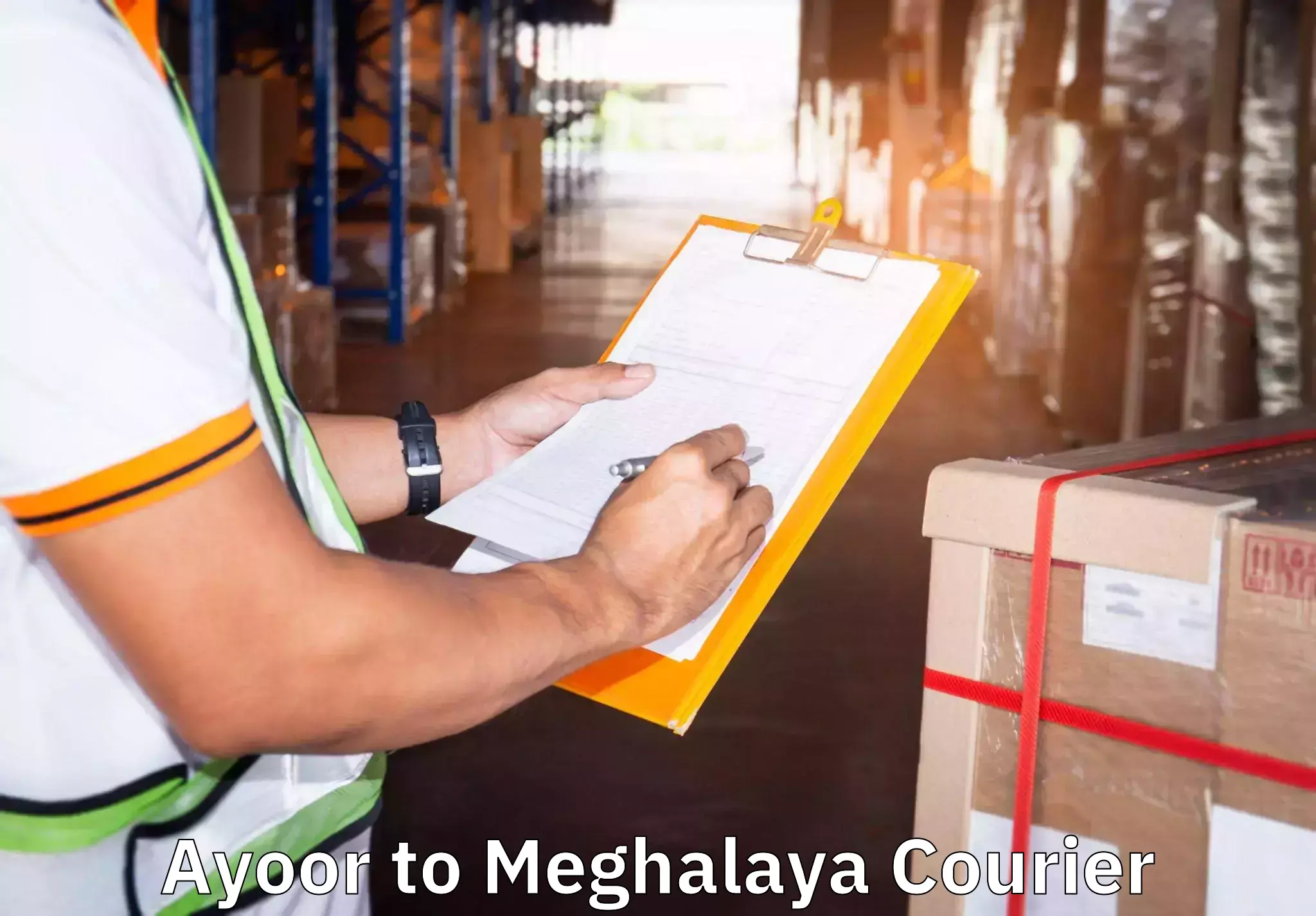 Efficient moving company Ayoor to NIT Meghalaya