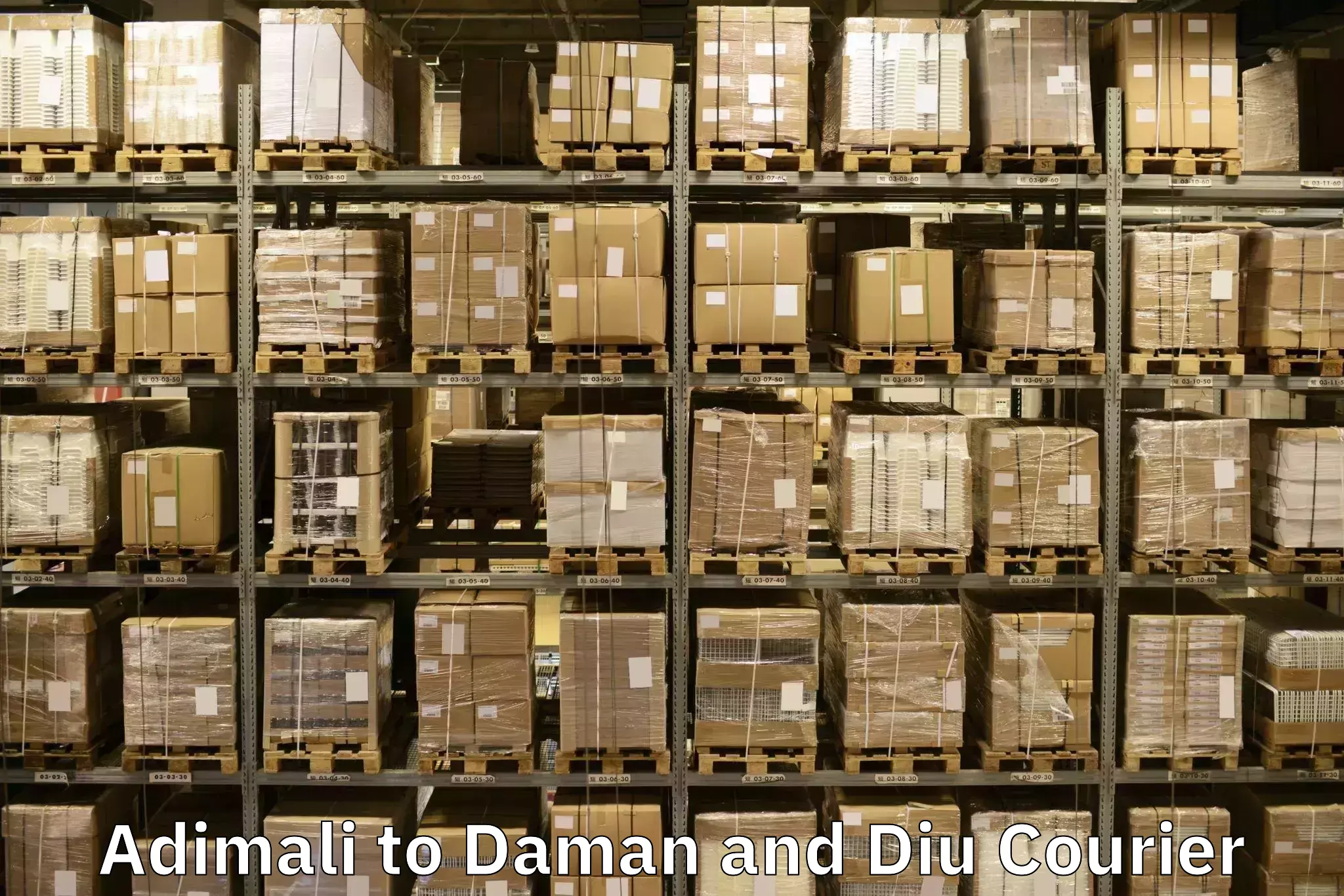 Professional furniture transport Adimali to Daman and Diu