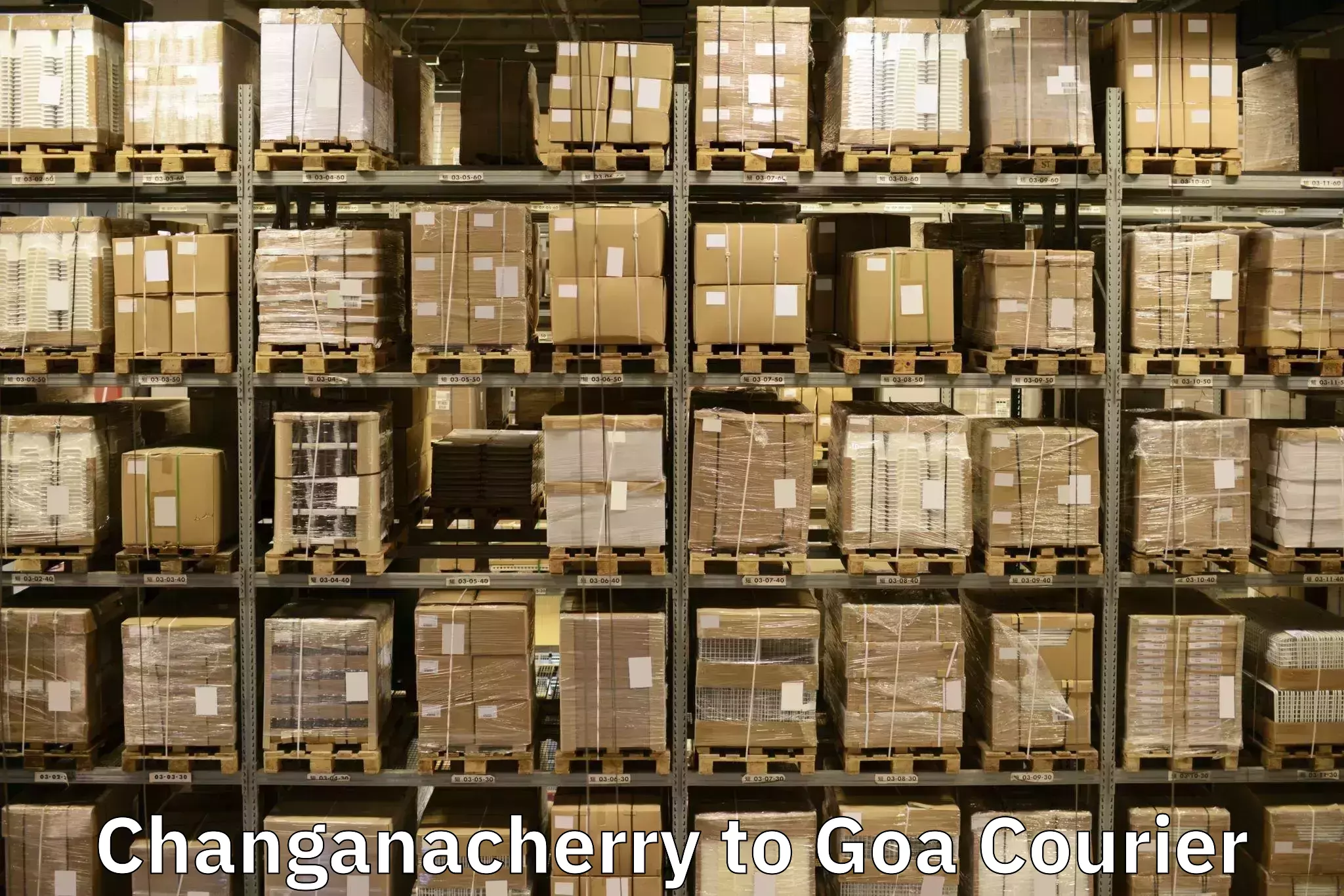 Home goods transport Changanacherry to Goa University