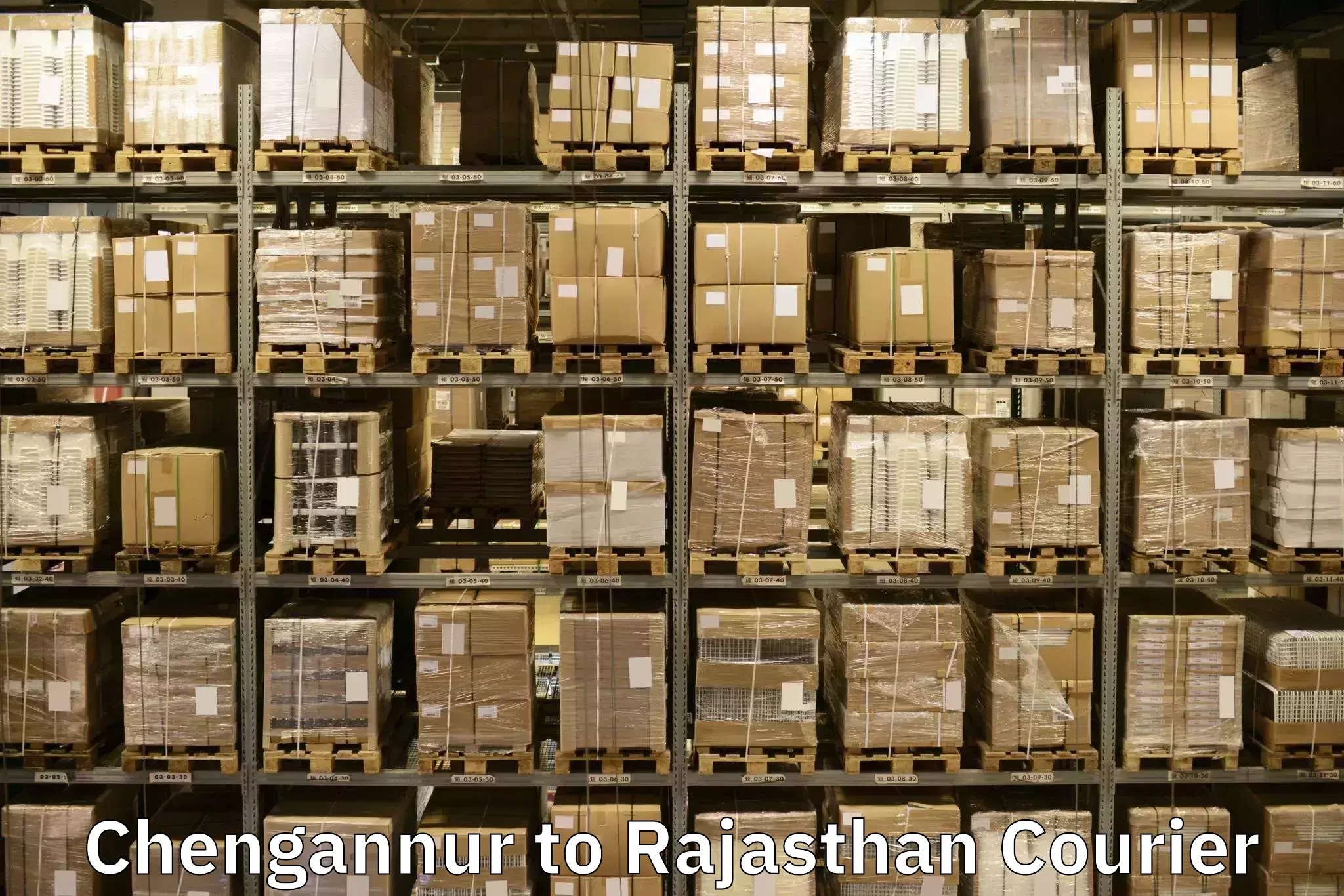 Moving and storage services Chengannur to Bhadra Hanumangarh