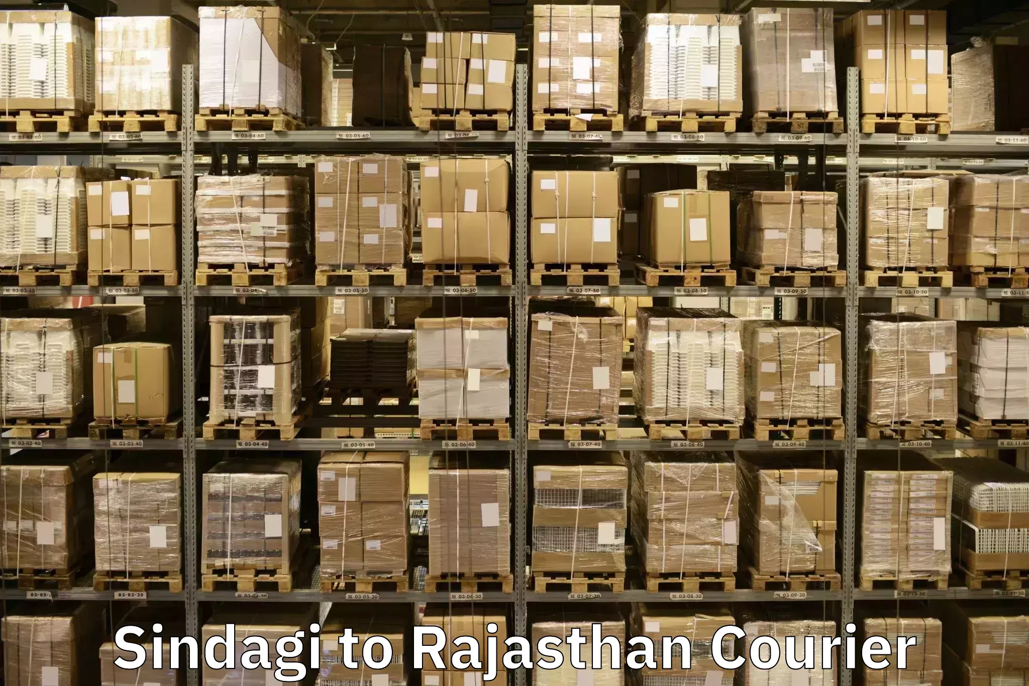 Household goods shipping Sindagi to Rawatsar