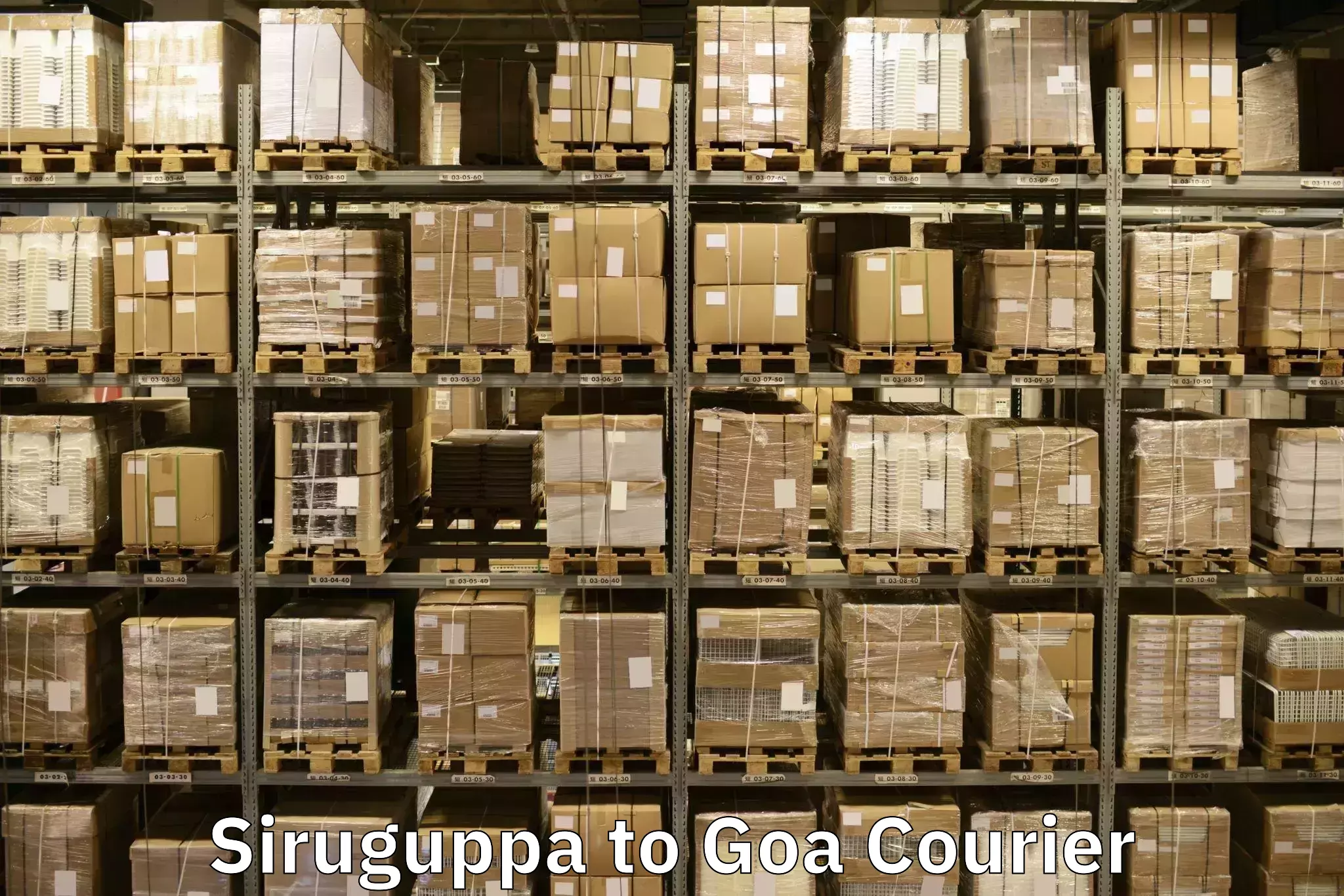 Comprehensive moving assistance in Siruguppa to Goa
