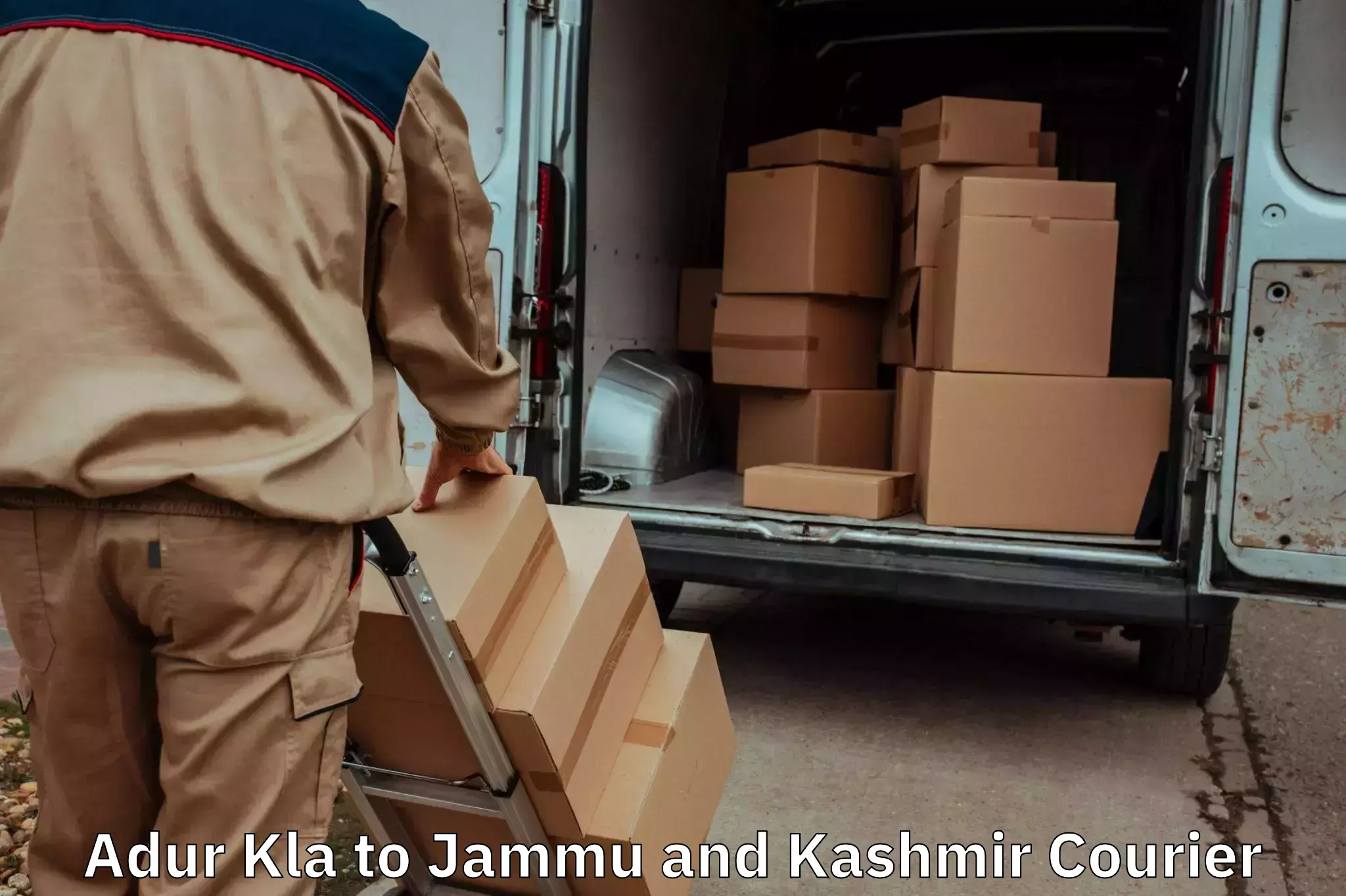 Furniture transport specialists Adur Kla to Jammu and Kashmir
