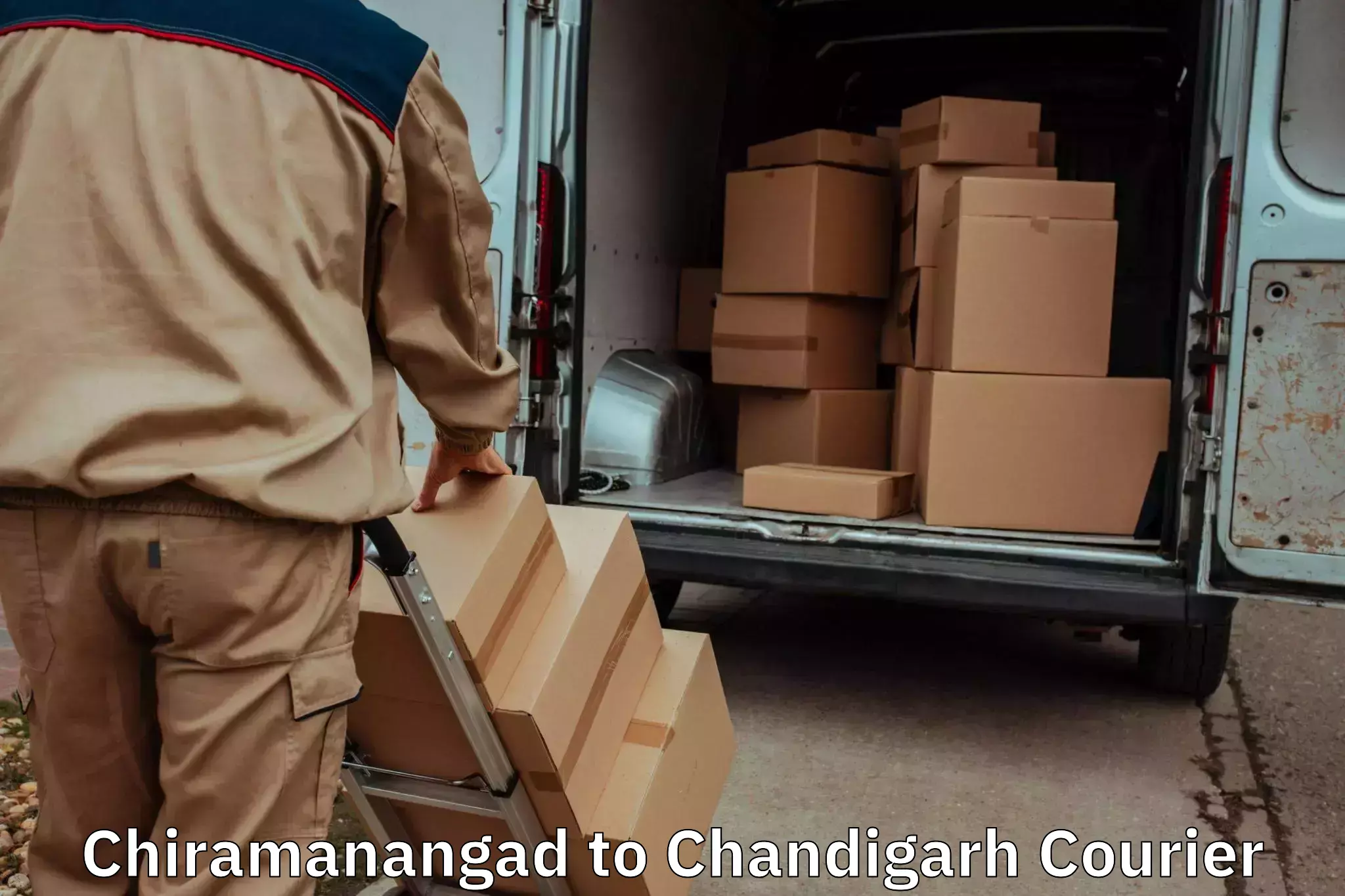 Household goods shipping Chiramanangad to Chandigarh